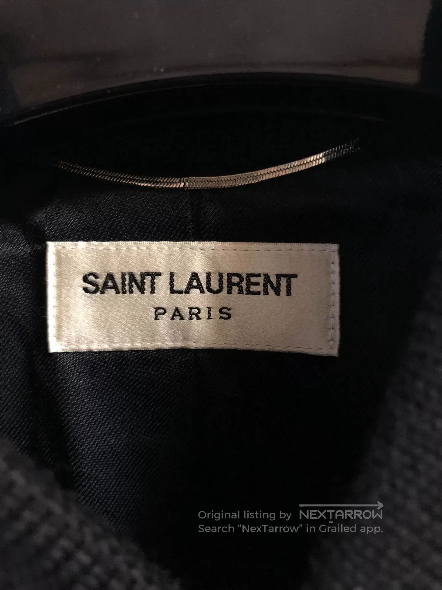 Saint Laurent Paris saint laurent black and white baseball jacket. Size US XXL / EU 58 / 5 - 6 Thumbnail
