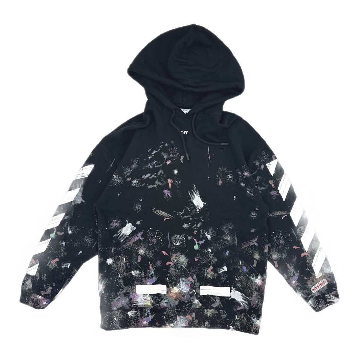 Off-White Diag Galaxy Brushed Over Hoodie Size US M / EU 48-50 / 2 - 1 Thumbnail
