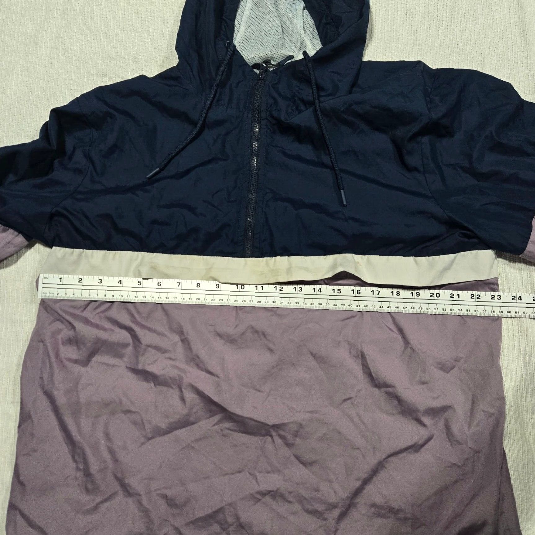 Vintage No Boundaries Jacket Women's L Purple Full Zip Coat Rain Coat 1/4 Zip Fall Winter Adult Modern Casual Travel Size L / US 10 / IT 46 - 6 Thumbnail