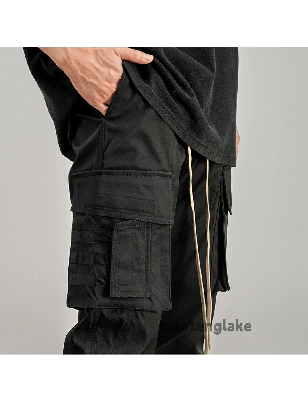 Designer × Japanese Brand × Vintage zipper utility military tactical punk flared cargo pants Size US 32 / EU 48 - 2 Thumbnail
