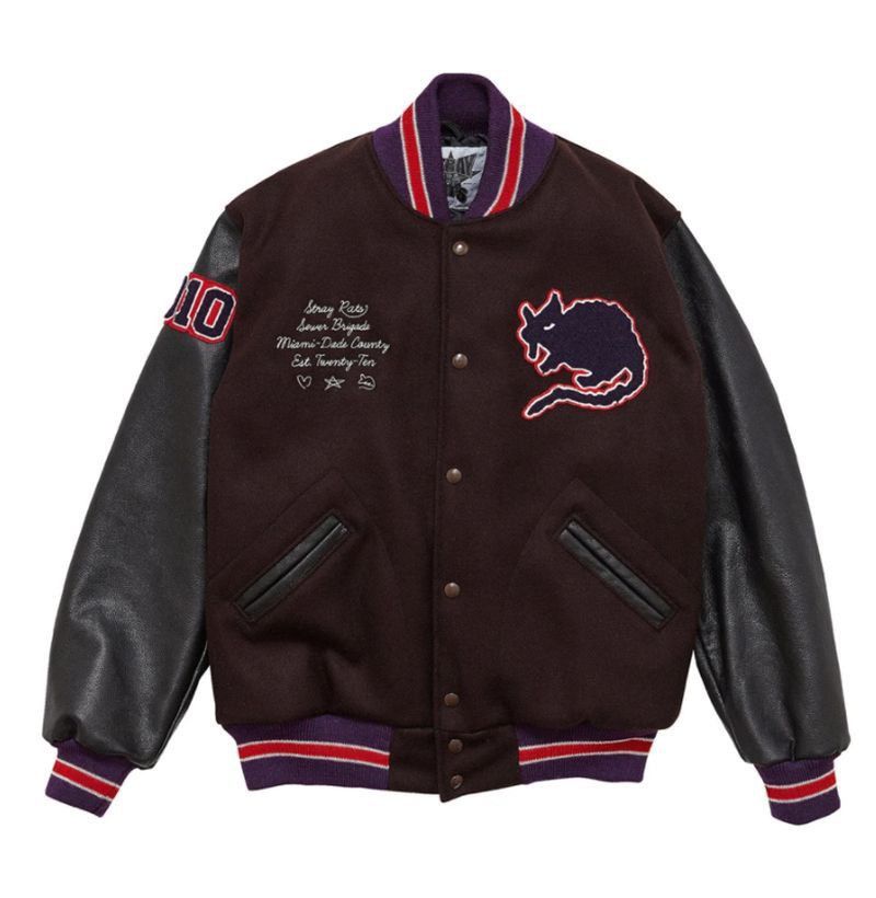 Stray Rats Stray Rats 10 Year Anniversary Varsity Jacket | Grailed