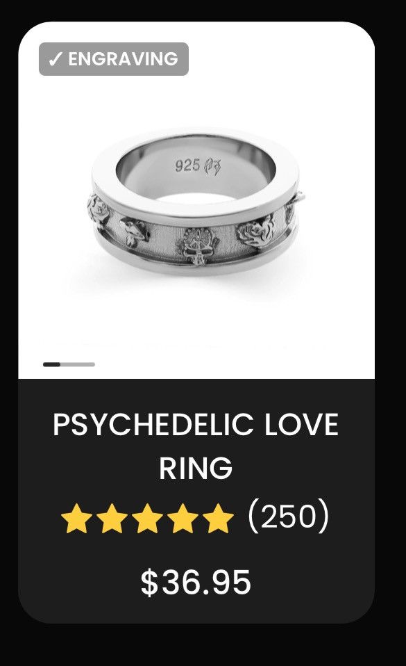 Other Hard jewelry psychedelic ring Size ONE SIZE - 1 Thumbnail
