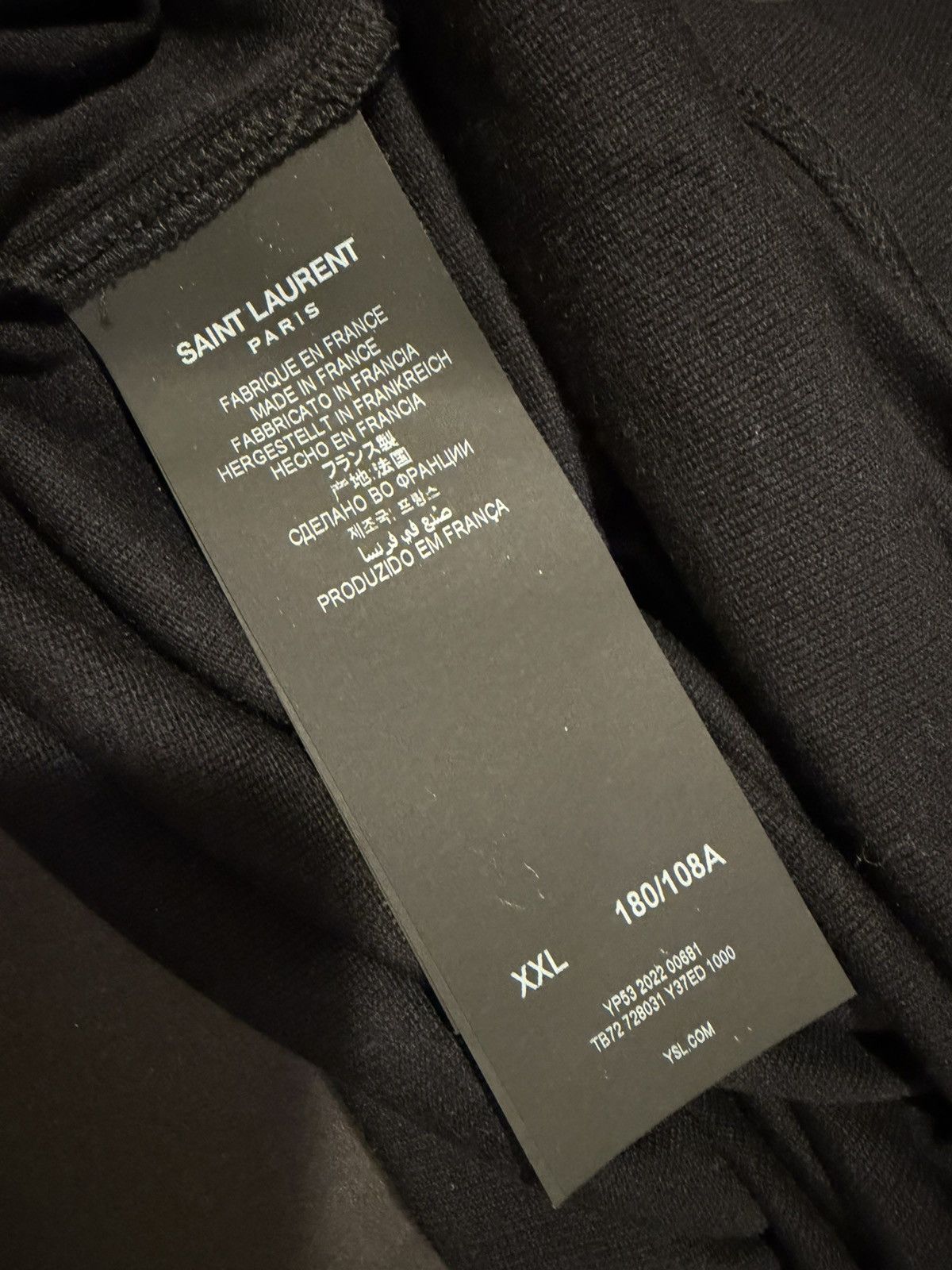 Saint Laurent Paris Saint Laurent men’s tank. XXL. $490 Size US XXL / EU 58 / 5 - 6 Thumbnail