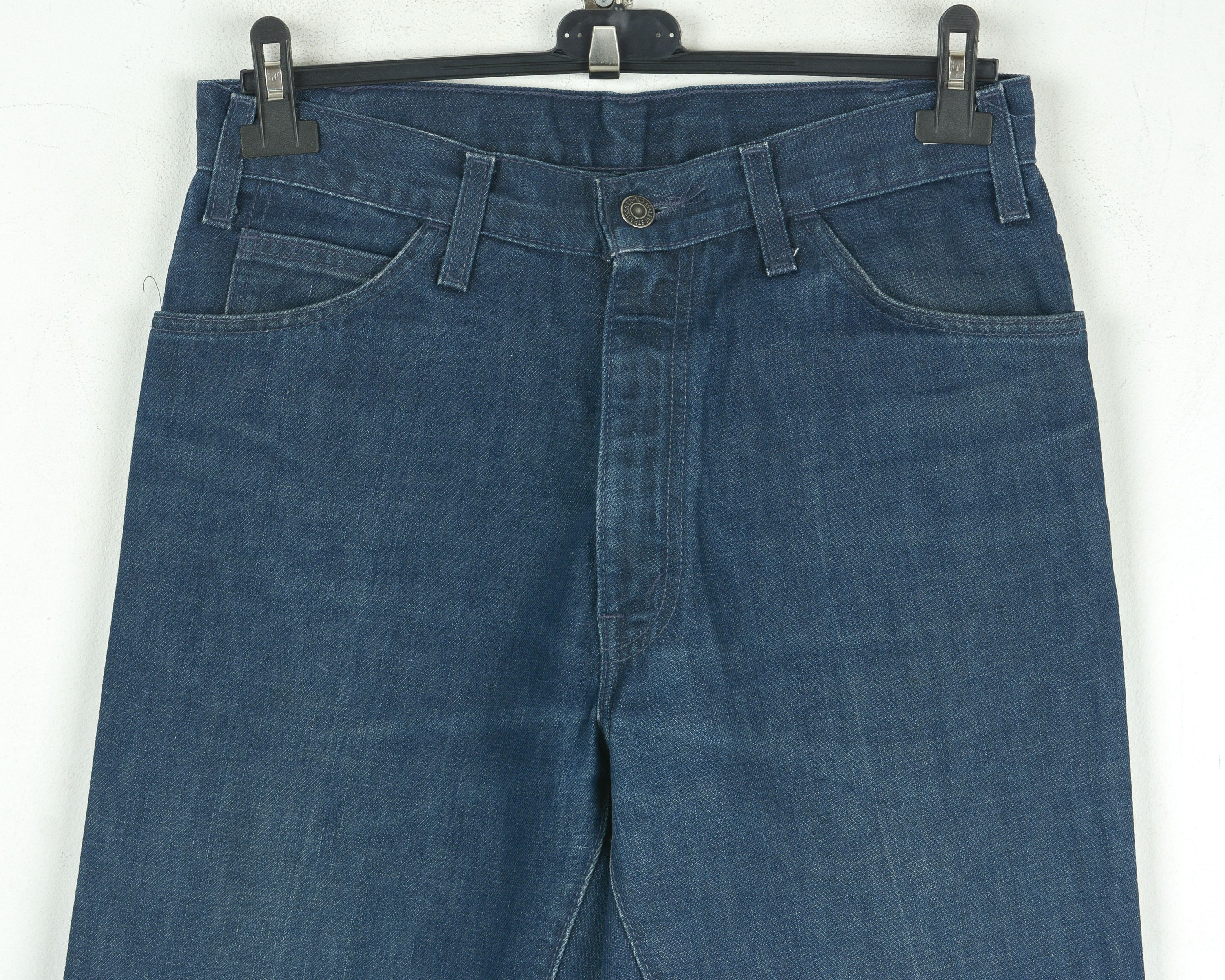 Levi's 566 Sta-Prest Center Creased Pants W32 L36 Straight Jeans UK Size US 32 / EU 48 - 2 Thumbnail