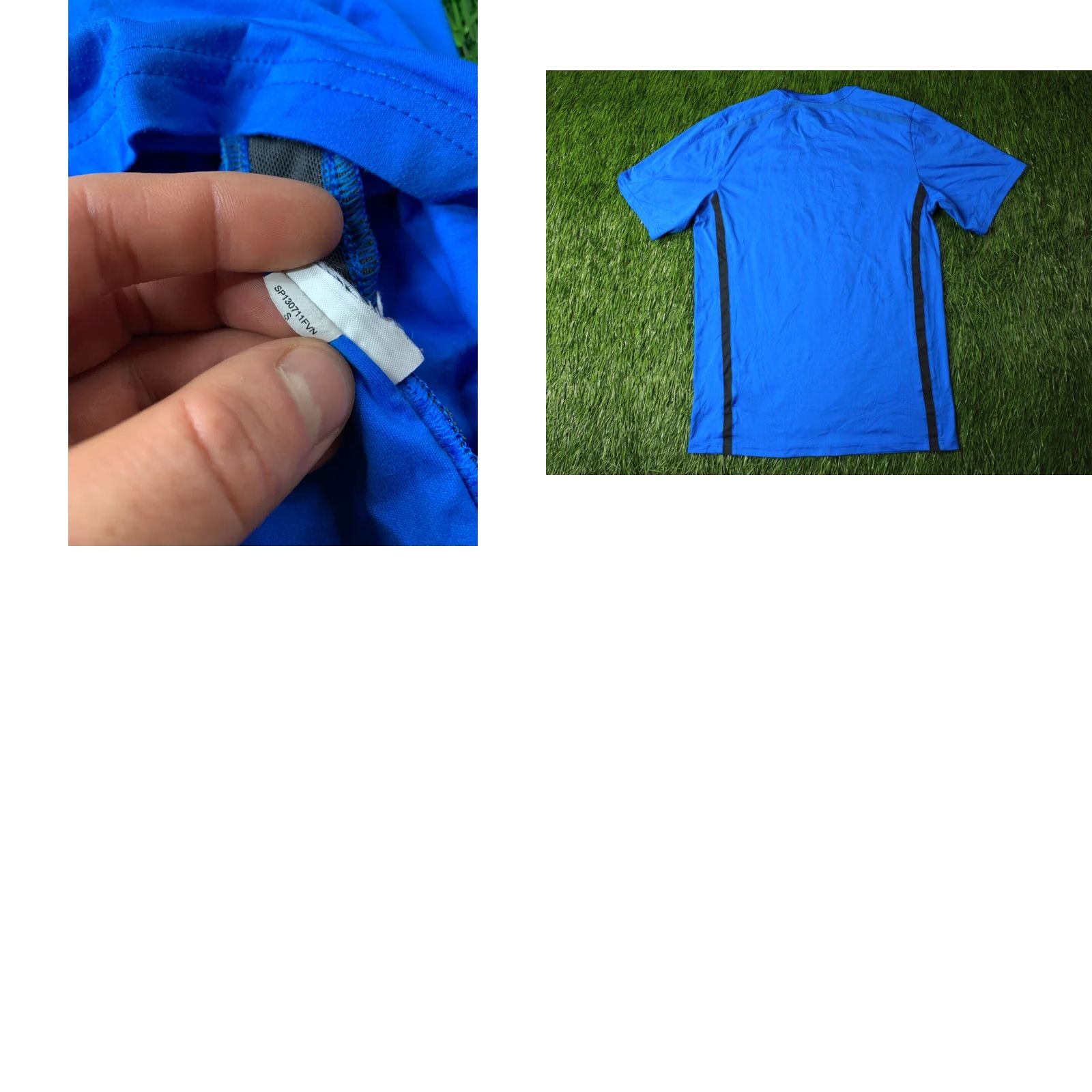 Nike NIKE DRI-FIT 2013 MEN SHORT SLEEVE SHIRT TRAINING SPORT T-SHIRT JERSEY ORIGINAL SIZE S BLUE GRAY Nike Shirt Mens S Size US S / EU 44-46 / 1 - 8 Thumbnail