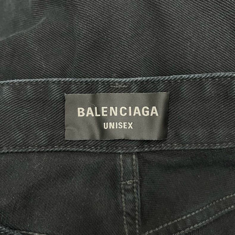 Balenciaga Balenciaga size XL Fringed denim shorts Size US 27 - 5 Thumbnail