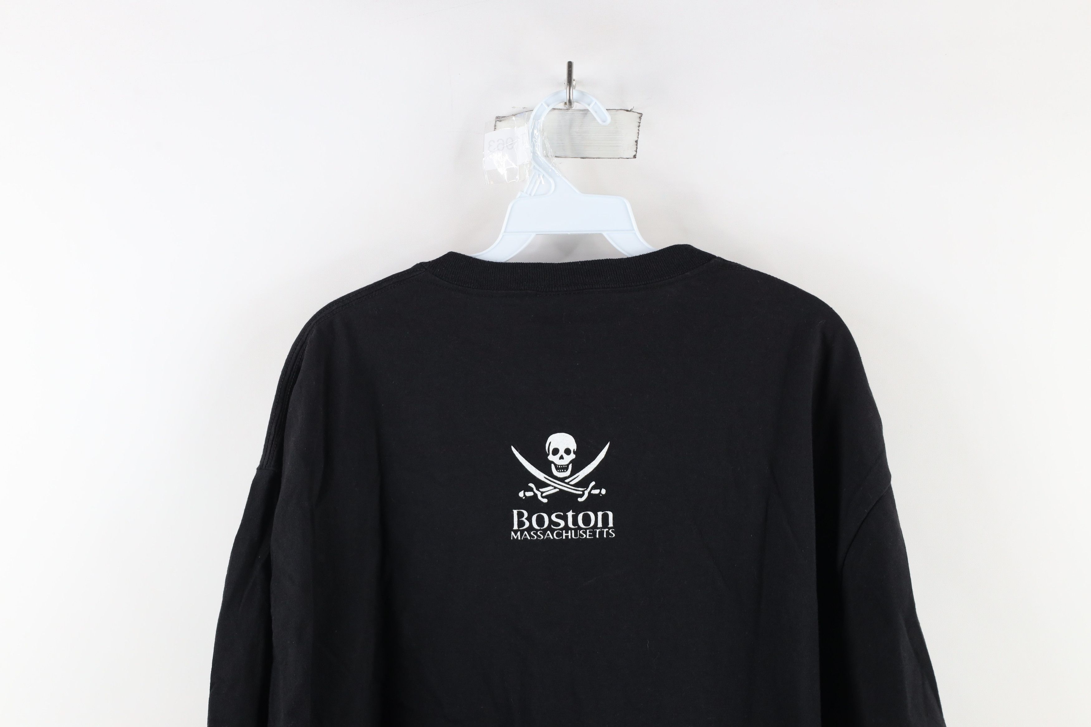 Vintage Vintage Y2K Streetwear Skull Boston Massachusetts T-Shirt Size US XL / EU 56 / 4 - 12 Thumbnail
