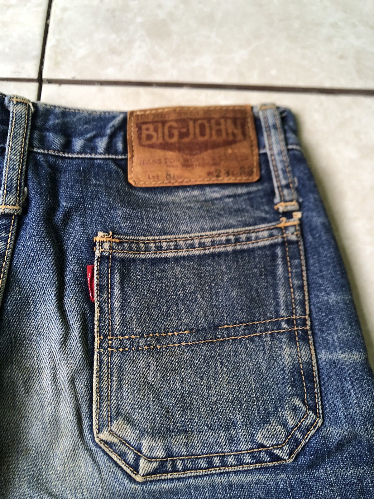 Big John × Japanese Brand × Vintage 🔥Vintage Japan BIG JOHN Bootcut Denim Size US 27 - 5 Thumbnail