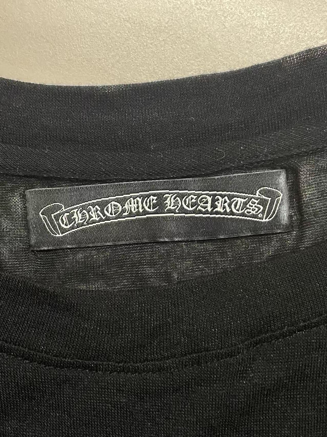 Chrome Hearts Chrome Hearts Leather Cross Black Long Sleeve T-shirt Tee Size S / US 4 / IT 40 - 4 Thumbnail