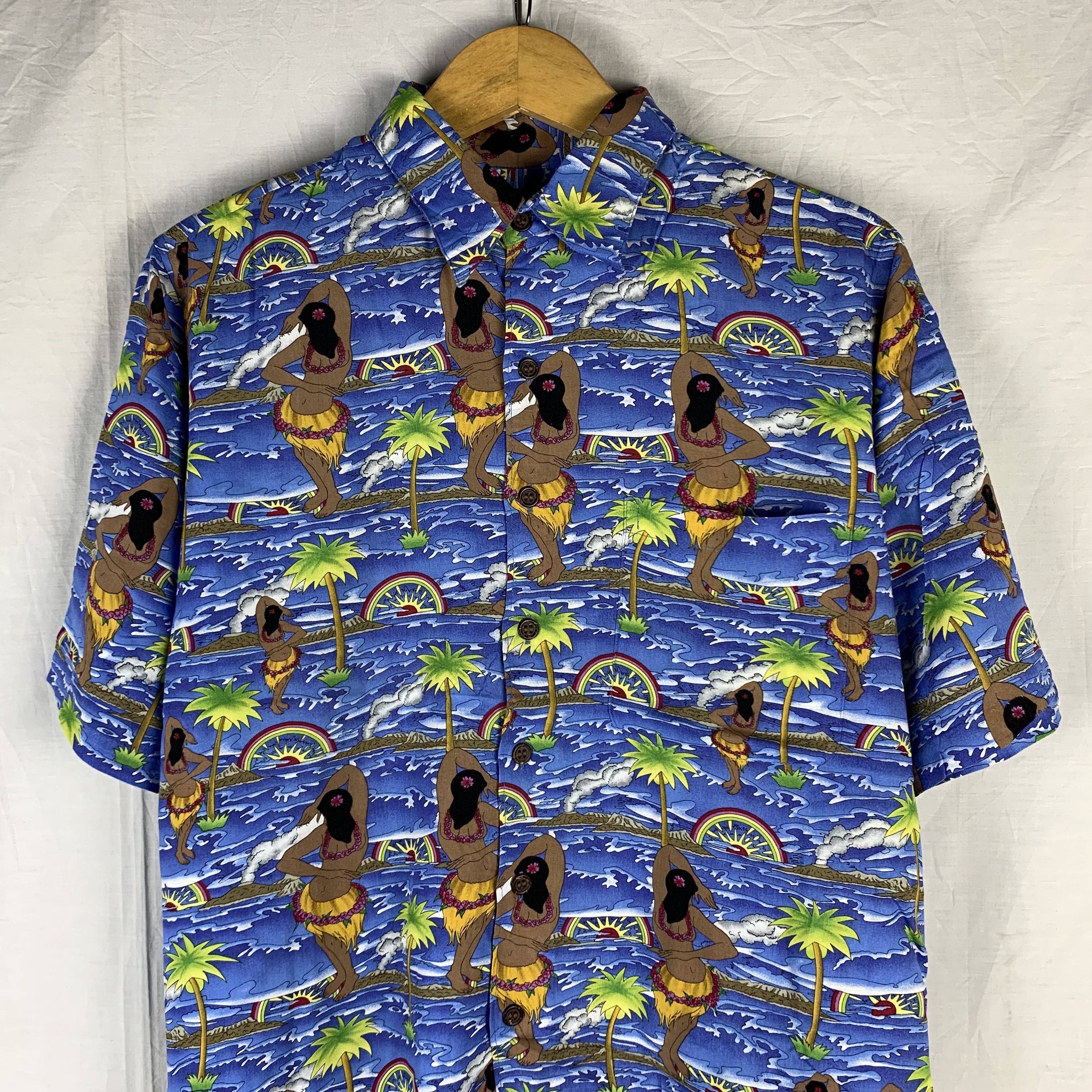 Reyn Spooner Vintage Reyn Spooner Hawaiian Shirt Rayon Size US M / EU 48-50 / 2 - 2 Thumbnail