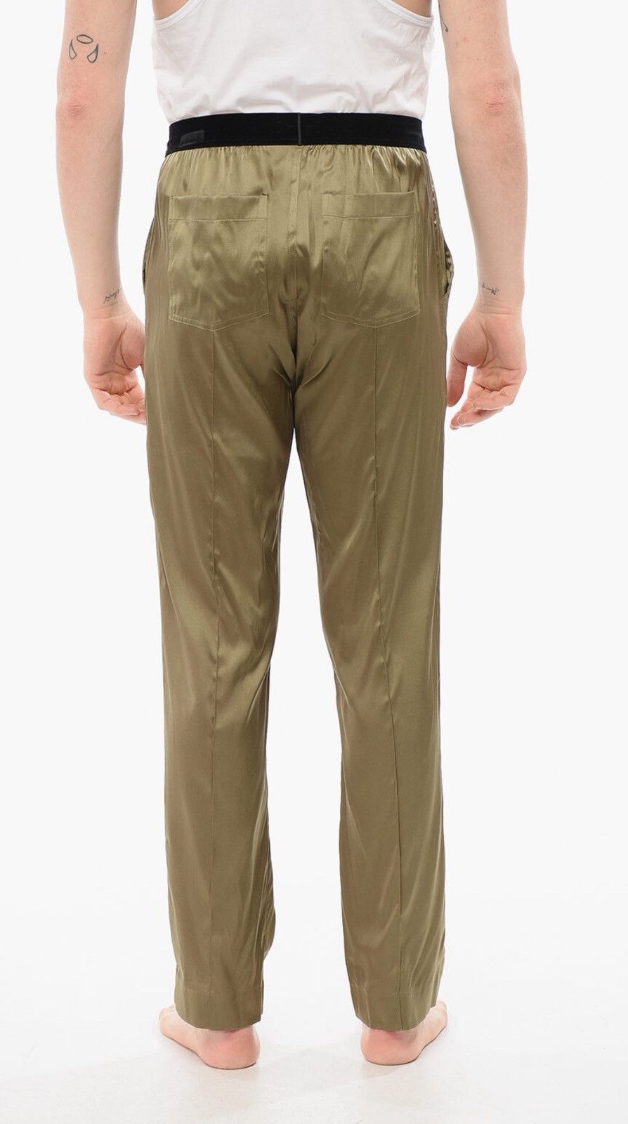 Tom Ford 🔥Silk Satin Pajama Pants Size US 32 / EU 48 - 2 Thumbnail