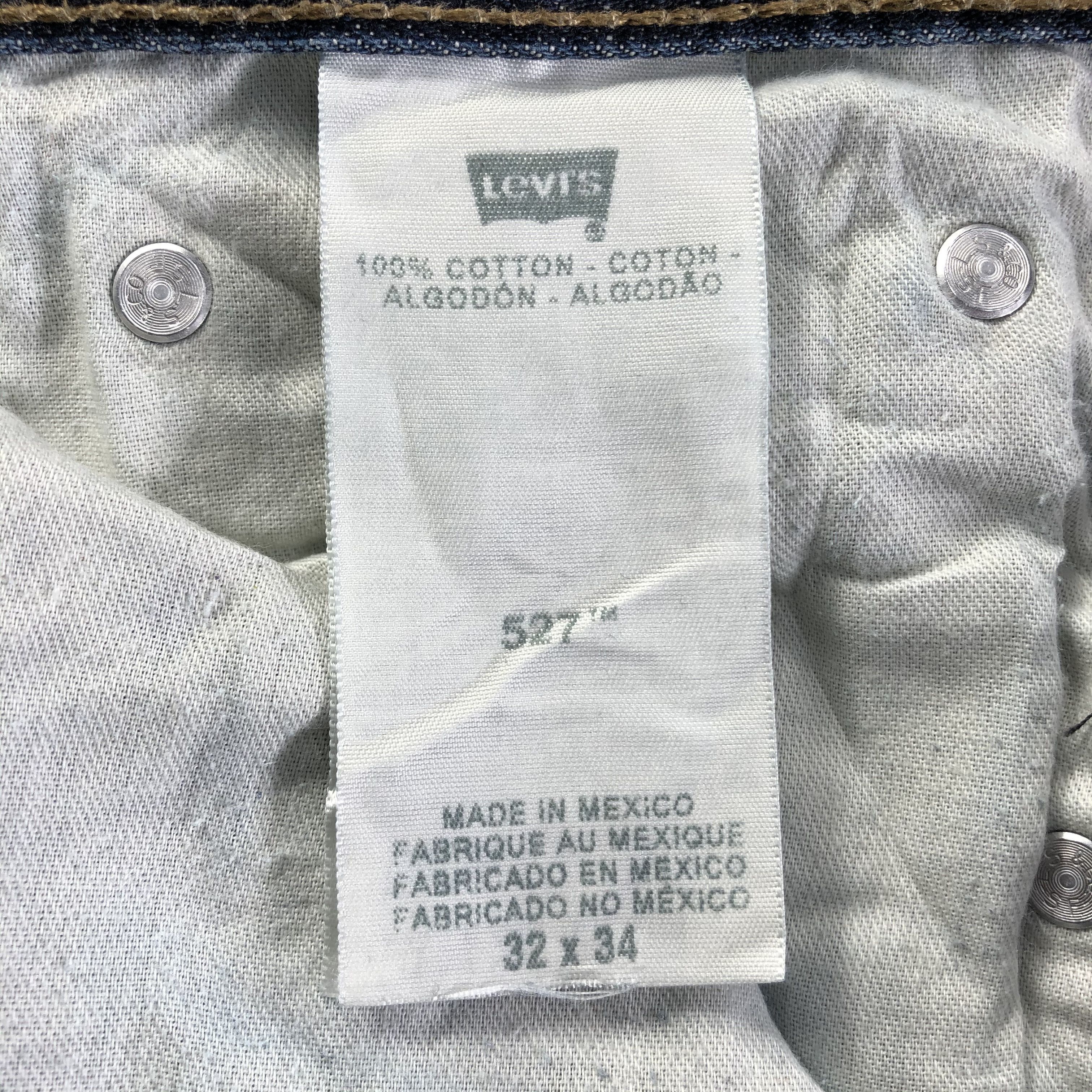 Levi's Vintage Blue Wash Levis 527 Jeans-J4186 Size US 33 - 10 Thumbnail