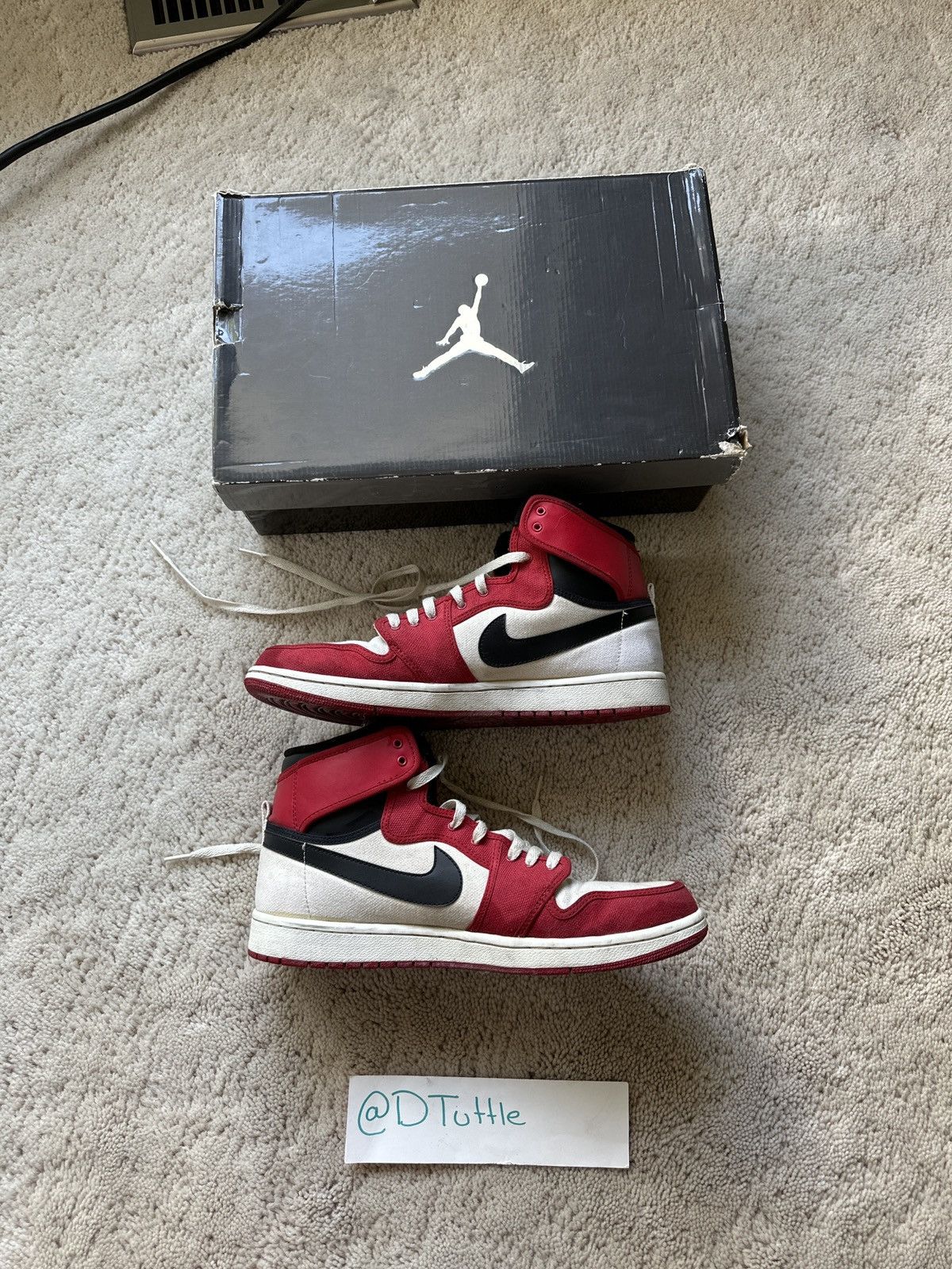 Jordan Brand × Nike Jordan 1 Retro AJKO Chicago Vintage Size US 13 / EU 46 - 2 Thumbnail