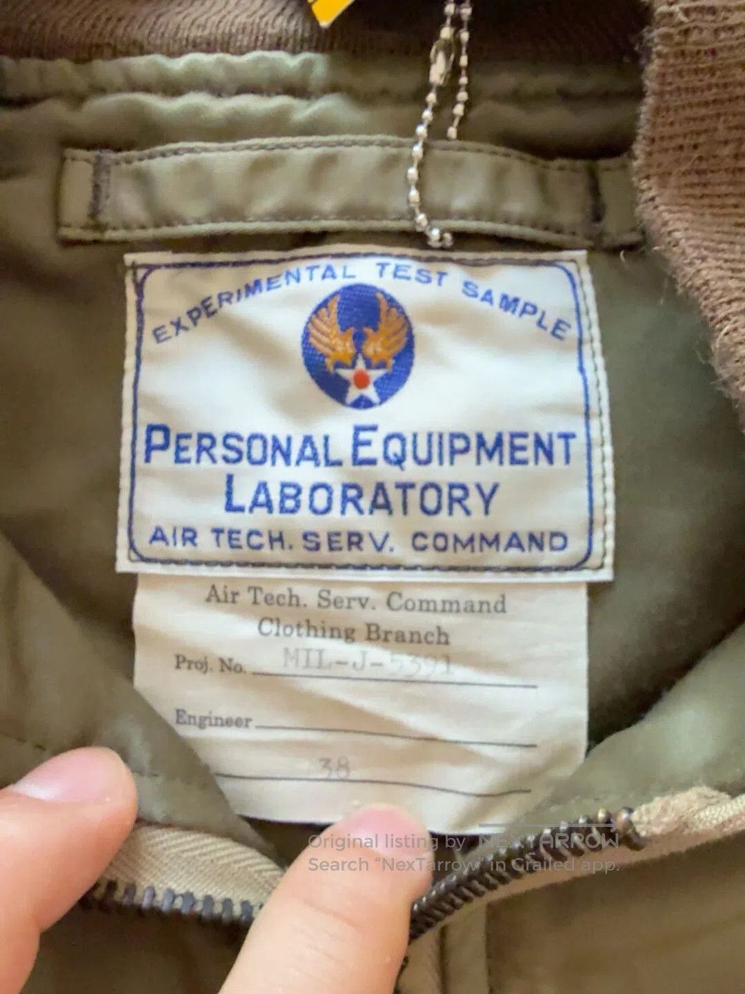 TOYS McCOY McCoy L2B Pilot Jacket in Beige. Size US M / EU 48-50 / 2 - 8 Thumbnail