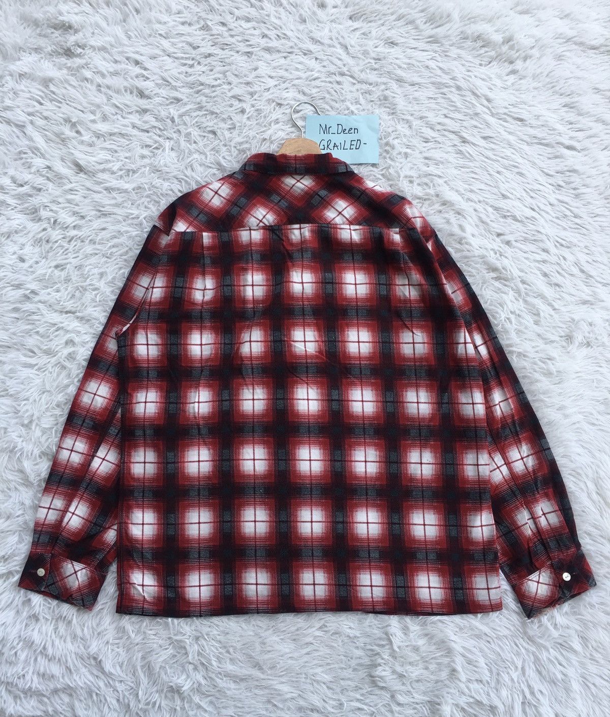 Number (N)ine Rare Number Nine Checkered Flannel Shirt Size US L / EU 52-54 / 3 - 21 Thumbnail