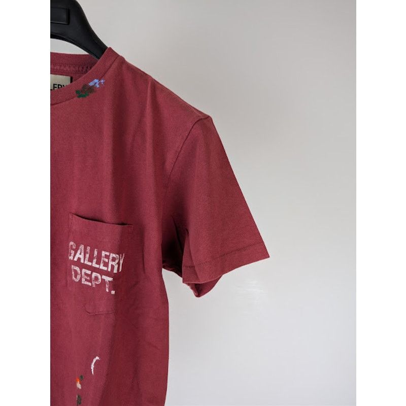Gallery Dept. o1rshd1 Vintage Logo Painted T-Shirt in Brick Red Size US S / EU 44-46 / 1 - 5 Thumbnail