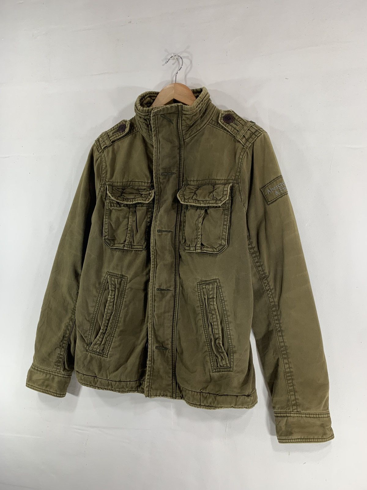 Other Vintage Abercrombie & Fitch Military Jacket Size US S / EU 44-46 / 1 - 7 Thumbnail