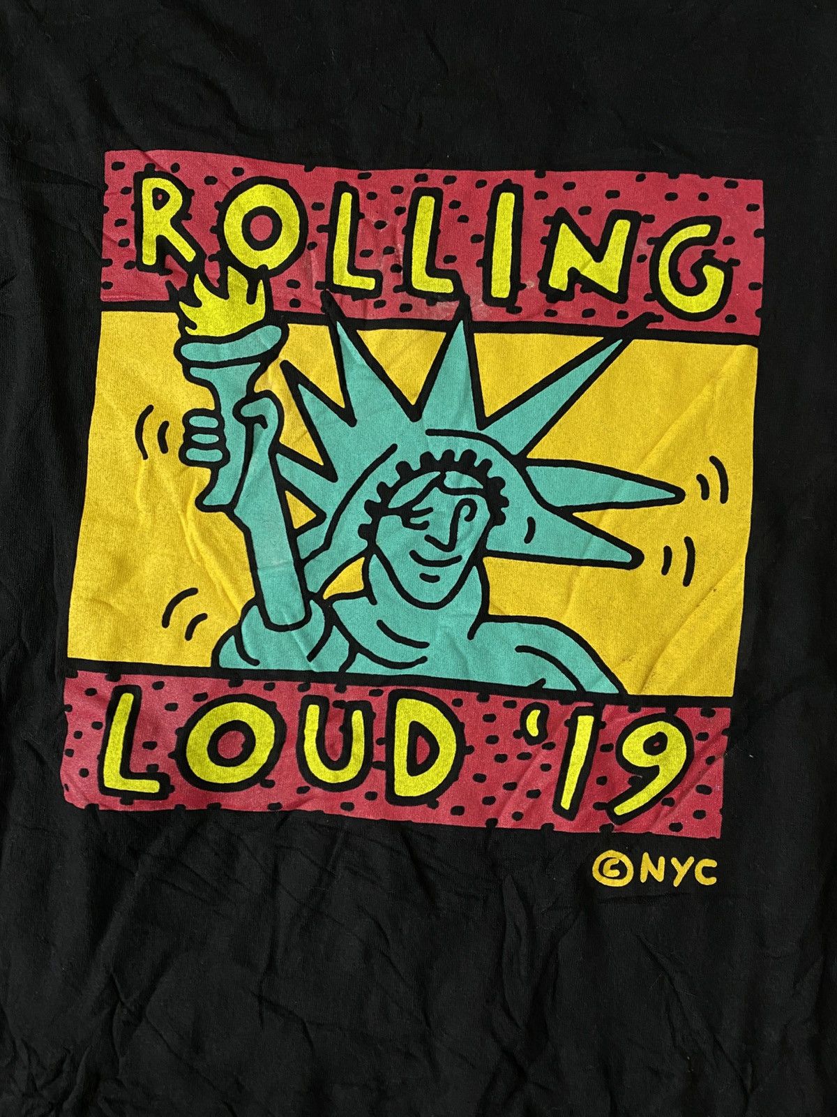 Band Tees × Rolling Loud ROLLING LOUD 2019 TEE. Size US M / EU 48-50 / 2 - 5 Thumbnail