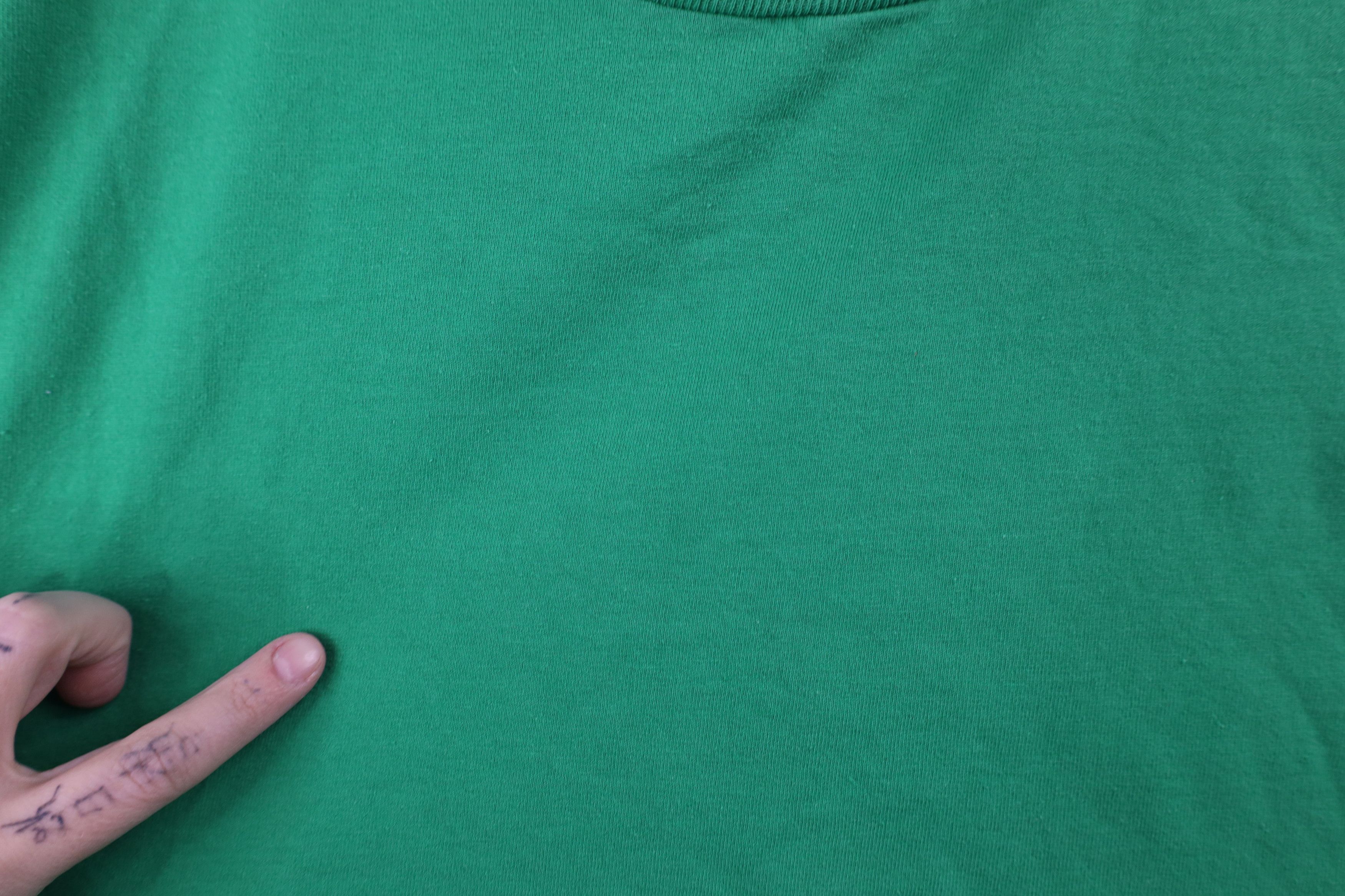 Vintage Vintage 90s Streetwear Blank Heavyweight T-Shirt Kelly Green Size US XL / EU 56 / 4 - 6 Thumbnail