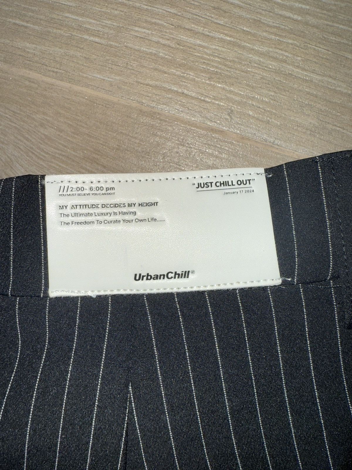 Shein Striped dress pants Size US 34 / EU 50 - 6 Thumbnail
