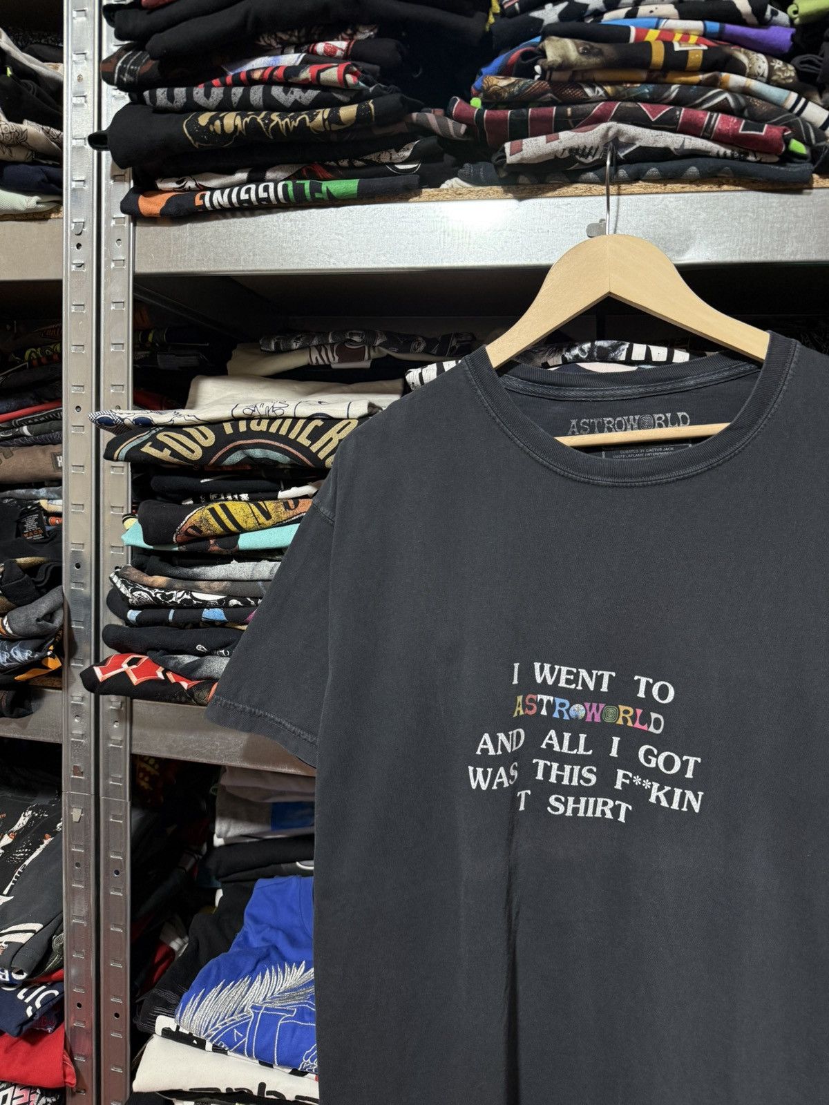 Rap Tees Travis Scott I went to Astroworld Fuckin T-Shirt Y2K Hype Size US XL / EU 56 / 4 - 3 Thumbnail