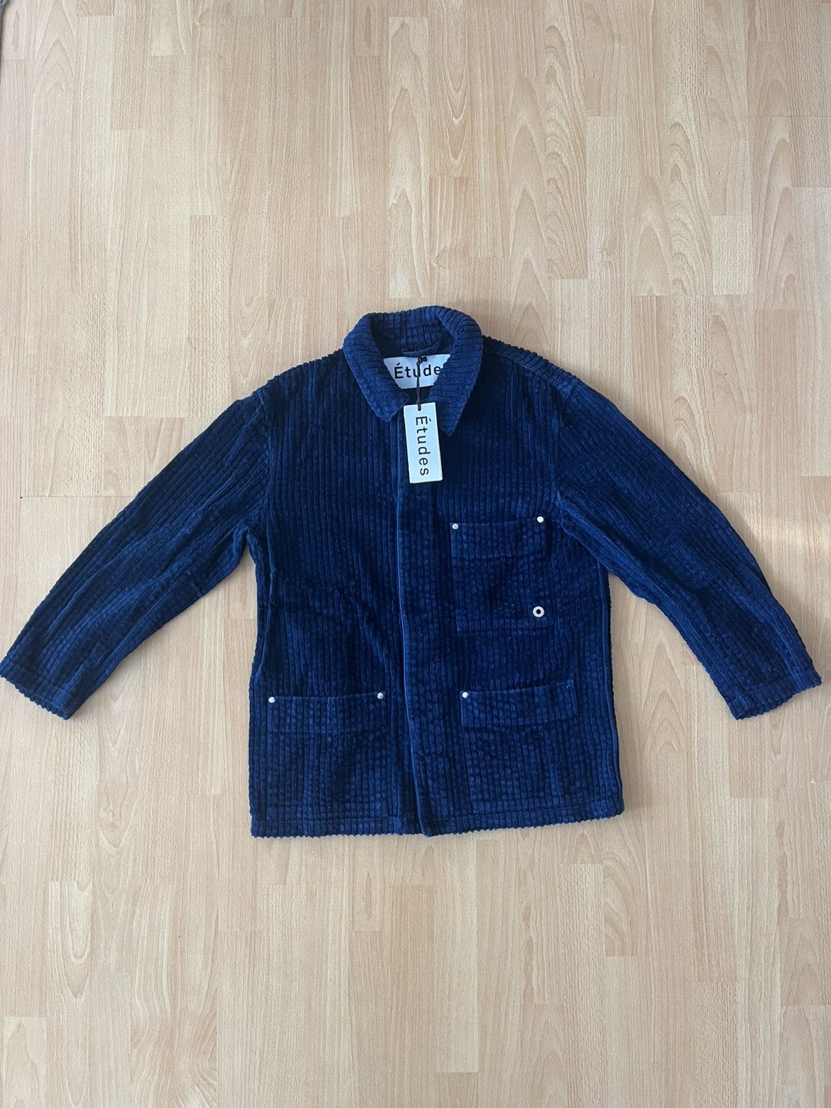 Etudes Études Studio Indigo Corduroy Shirt Jacket Size US M / EU 48-50 / 2 - 1 Thumbnail