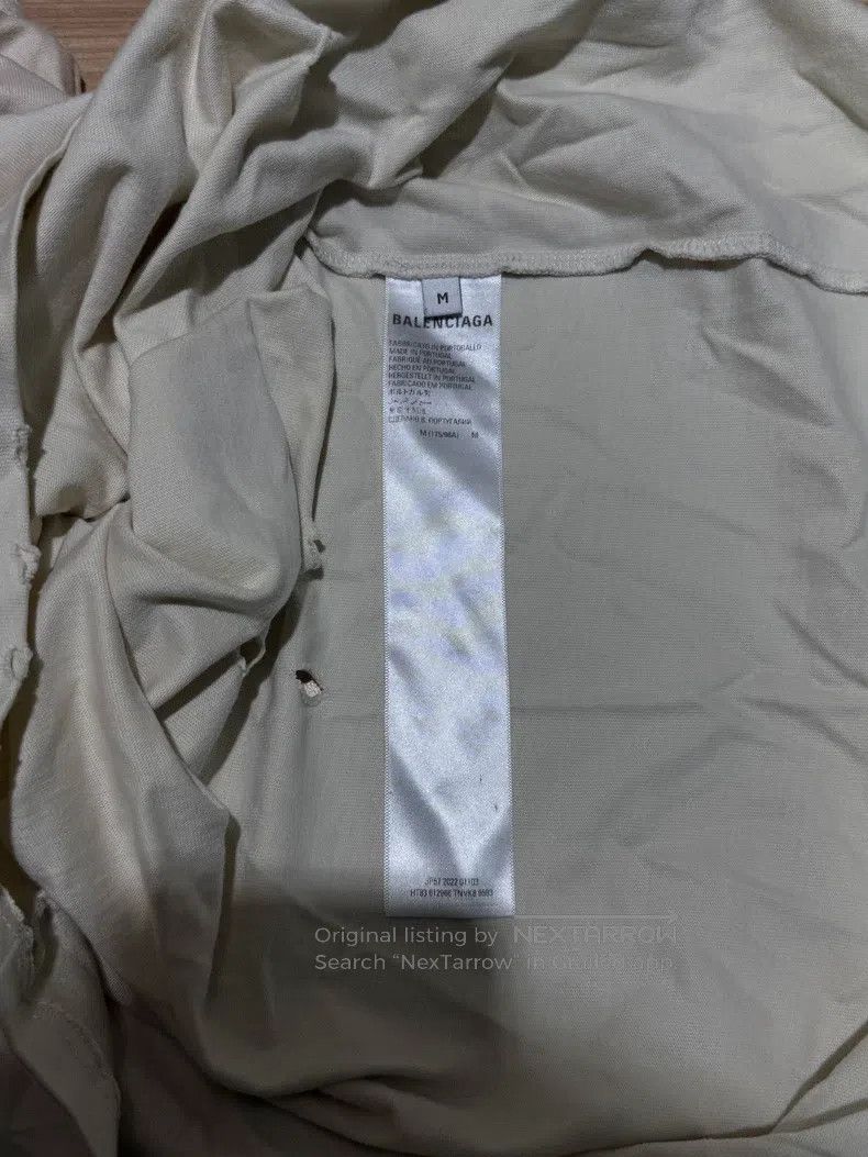 Balenciaga Balenciaga Double B Cracked Arc Logo Destroyed Short-Sleev Size US M / EU 48-50 / 2 - 5 Thumbnail