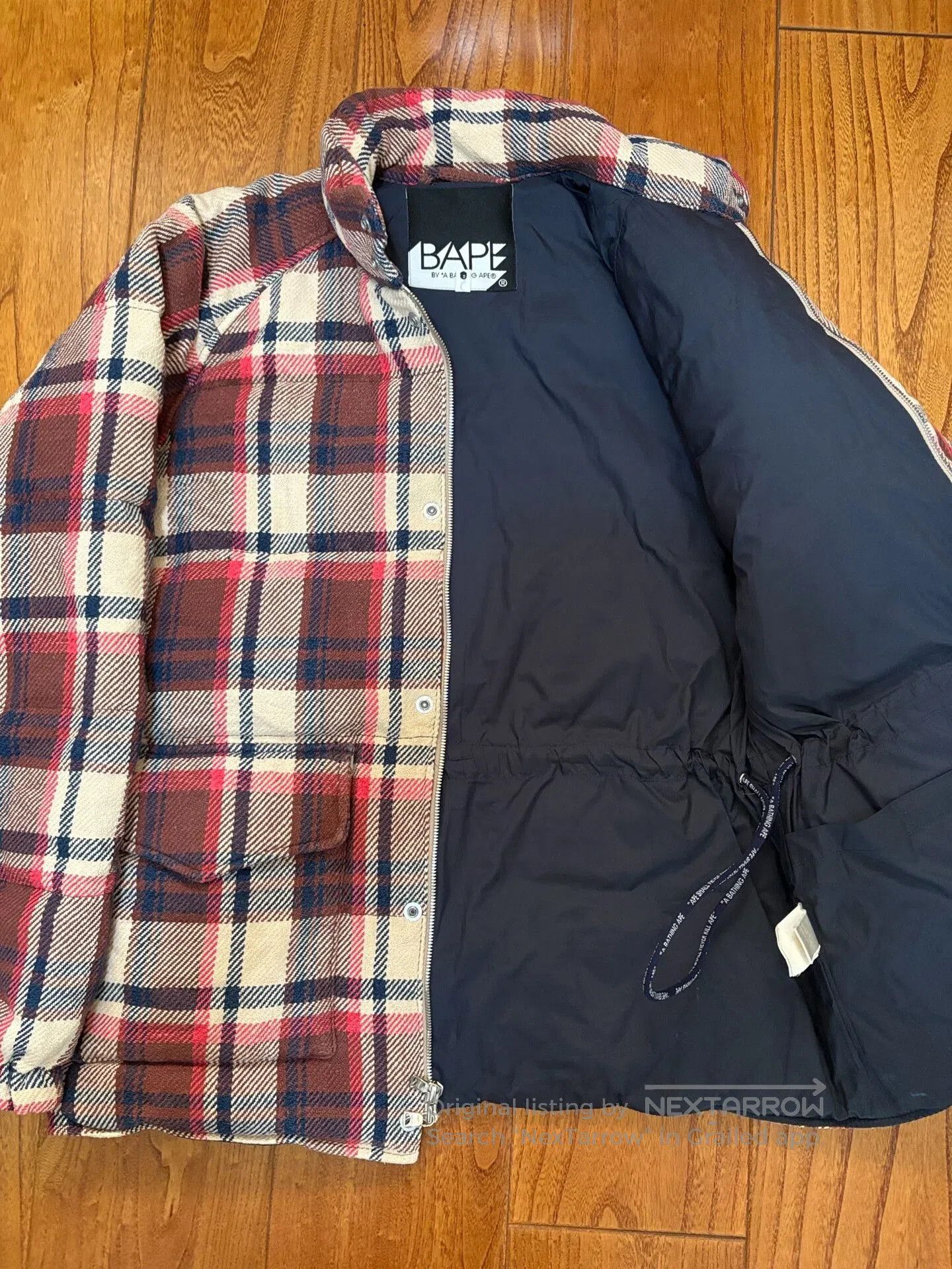 Bape bape quilted jacket with adjustable waist. Size US M / EU 48-50 / 2 - 3 Thumbnail
