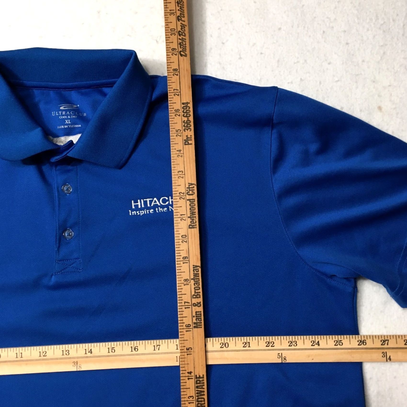 Vintage VINTAGE ultra club Polo Shirt Mens XL Royal Blue Golf Pullover Short Sleeve Logo Big & Tall Size US XL / EU 56 / 4 - 5 Thumbnail