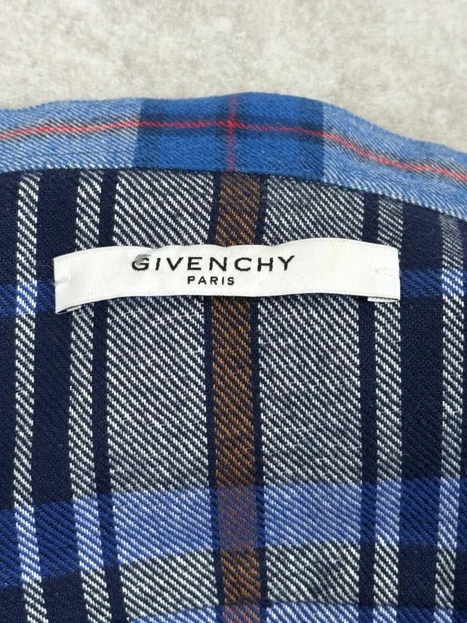 Givenchy AW2017 Givenchy Navy Checkered Shirt by Riccardo Tisci Size US M / EU 48-50 / 2 - 10 Thumbnail