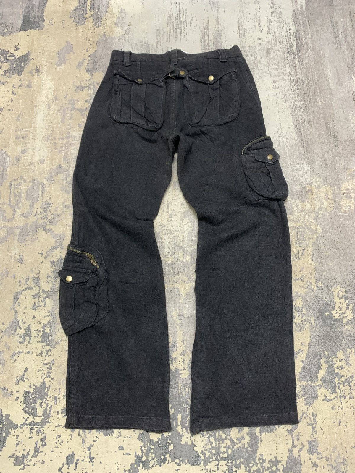 If Six Was Nine Philodox Japan Archive Bondage Parachute Cargo Pants M Size US 31 - 8 Thumbnail
