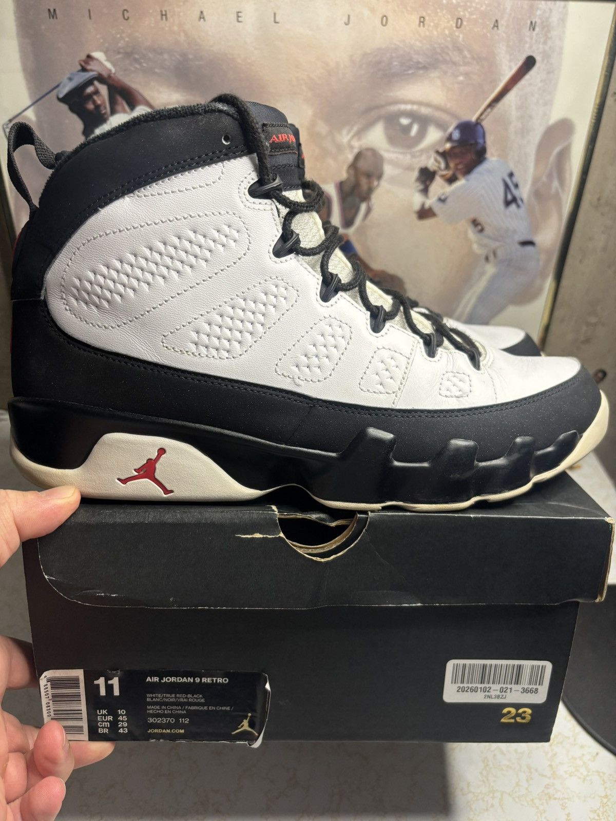 Jordan Brand Jordan Retro 9 ‘Space Jam ’ Size US 11 / EU 44 - 1 Thumbnail
