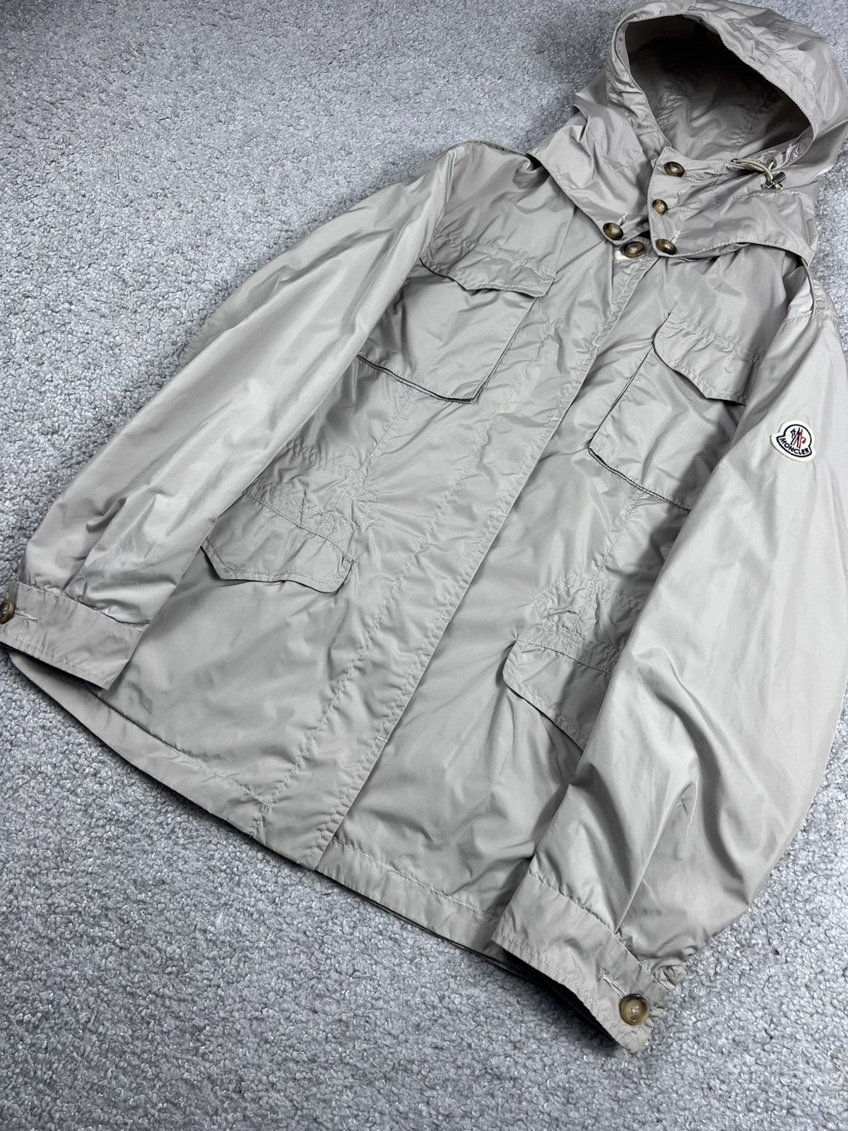 Moncler Moncler Multipocket Grey Lightweight Jacket Size 1 Size S / US 4 / IT 40 - 5 Thumbnail