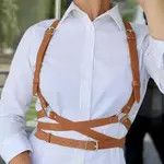 Other Women's Harness Bra Lether Suspenders Size ONE SIZE - 2 Thumbnail