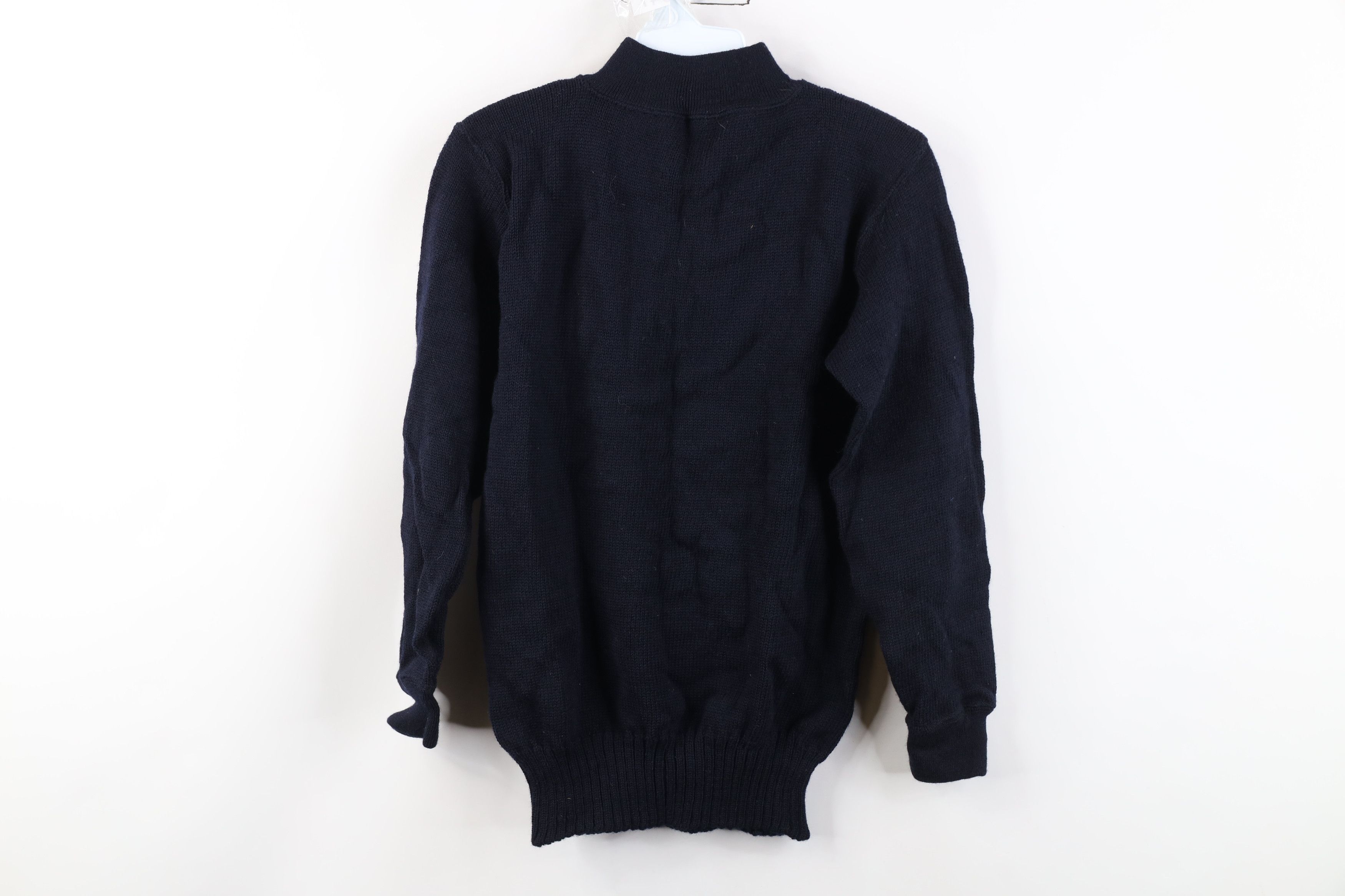 Vintage Vintage 60s Vietnam War United States Navy Deck USN Sweater Size M / US 6-8 / IT 42-44 - 10 Thumbnail