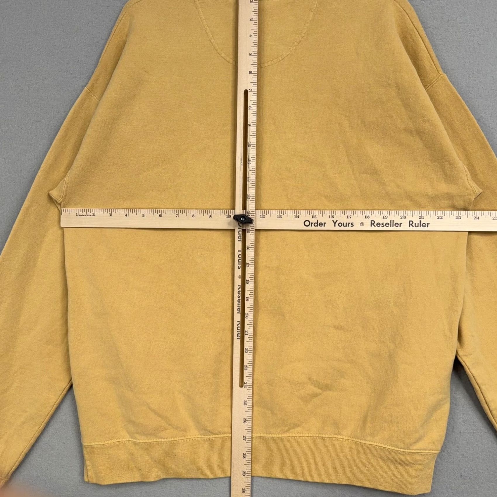 Vintage Nashville Graphic Sweatshirt Mens Large Mustard Yellow Fleece Pullover Crew Neck ComfortWash Size US L / EU 52-54 / 3 - 6 Thumbnail