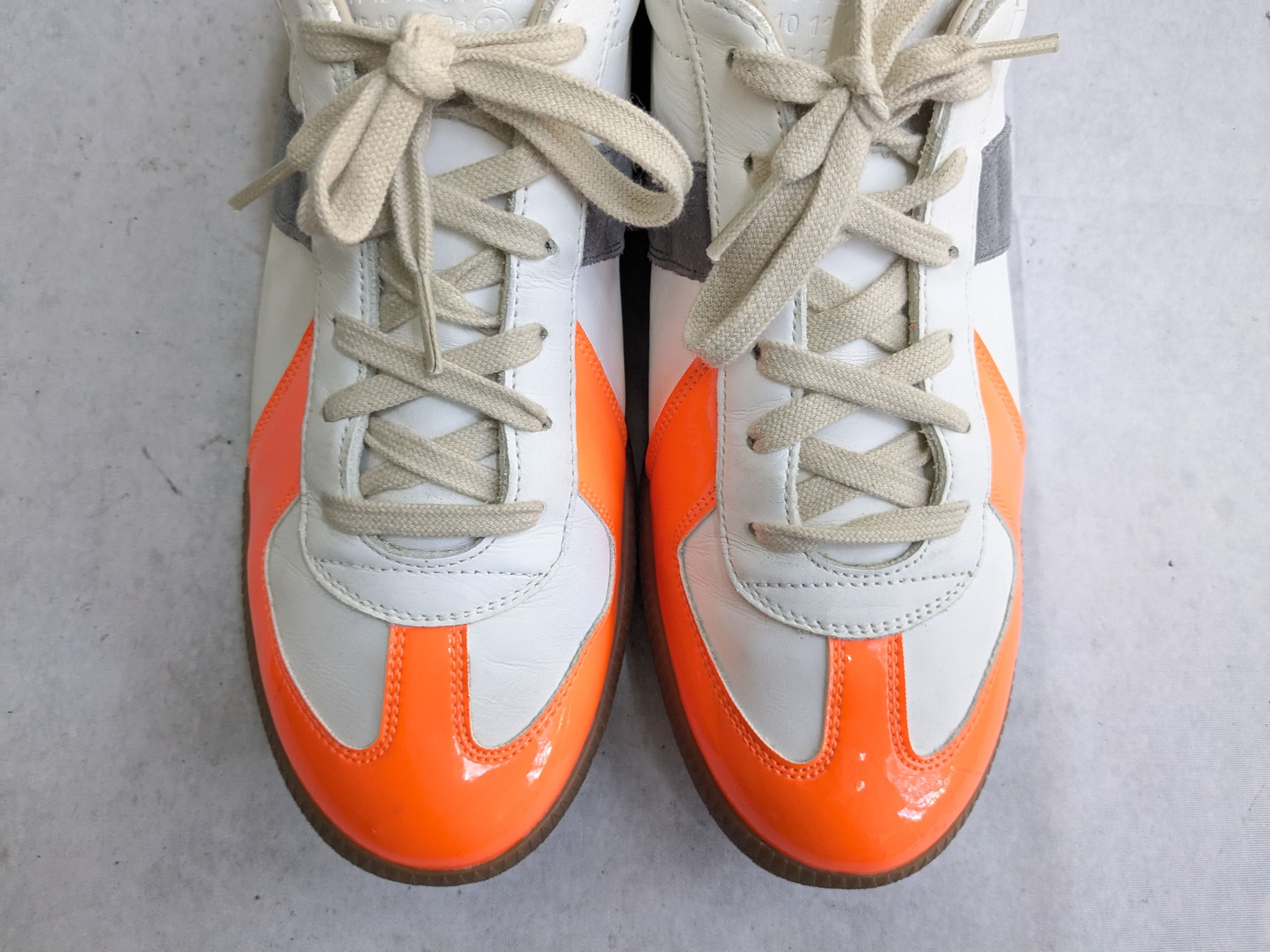 Maison Margiela Maison Margiela Replica GAT White Gray Orange 10 43 Low Size US 10 / EU 43 - 2 Thumbnail