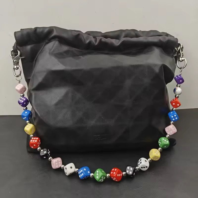 Jewelry Multi-Color Dice Bead Wallet Chain Y2K Grunge Streetwear Size ONE SIZE - 7 Thumbnail