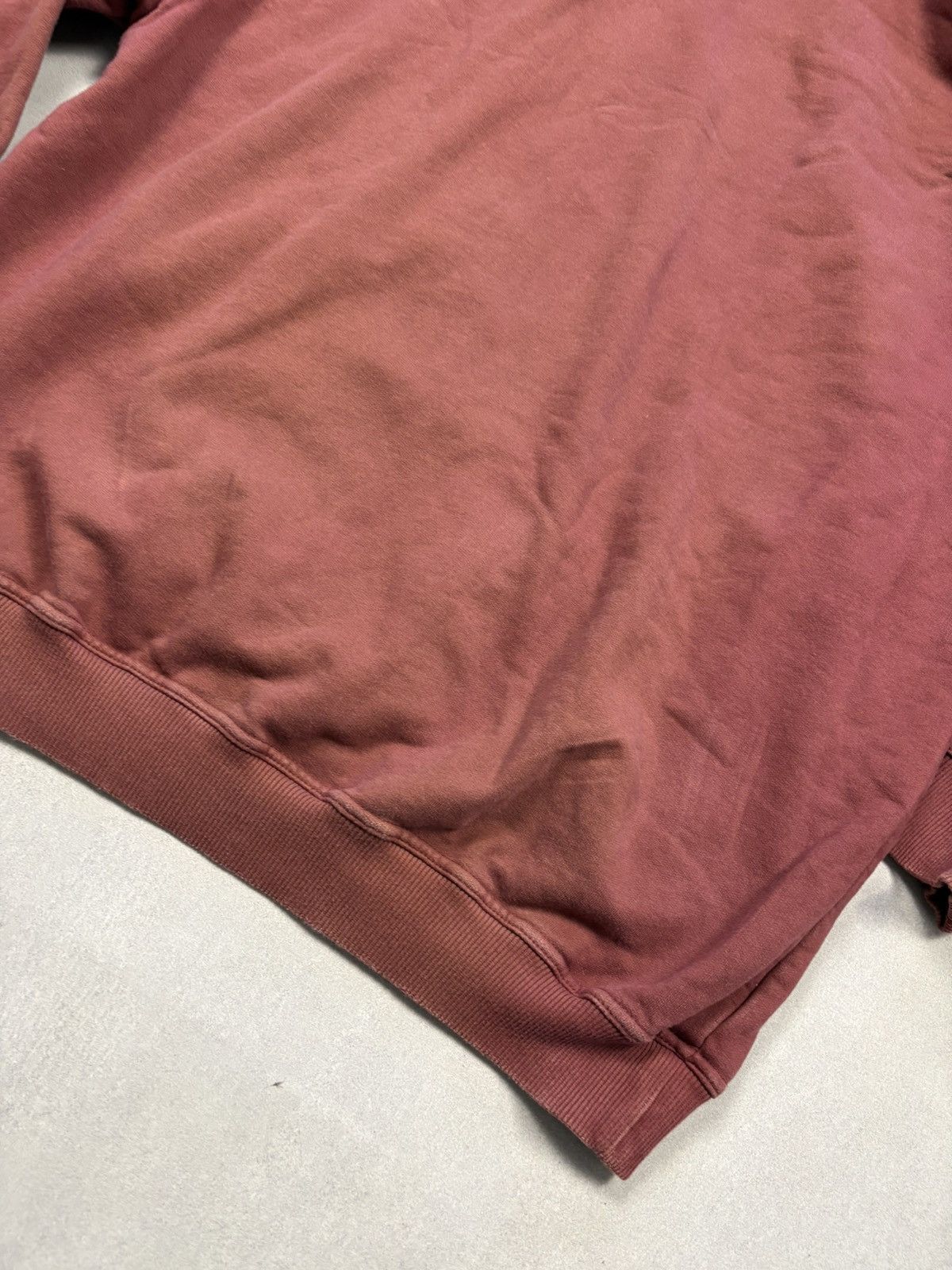 Represent Clo. Represent Blanks Sun-Faded Burgundy Hoodie Streetwear Size L Size US L / EU 52-54 / 3 - 19 Thumbnail