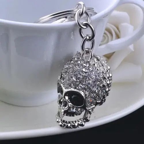 Other C.Zircon Inlaid Skull Head Keychain Size ONE SIZE - 4 Thumbnail