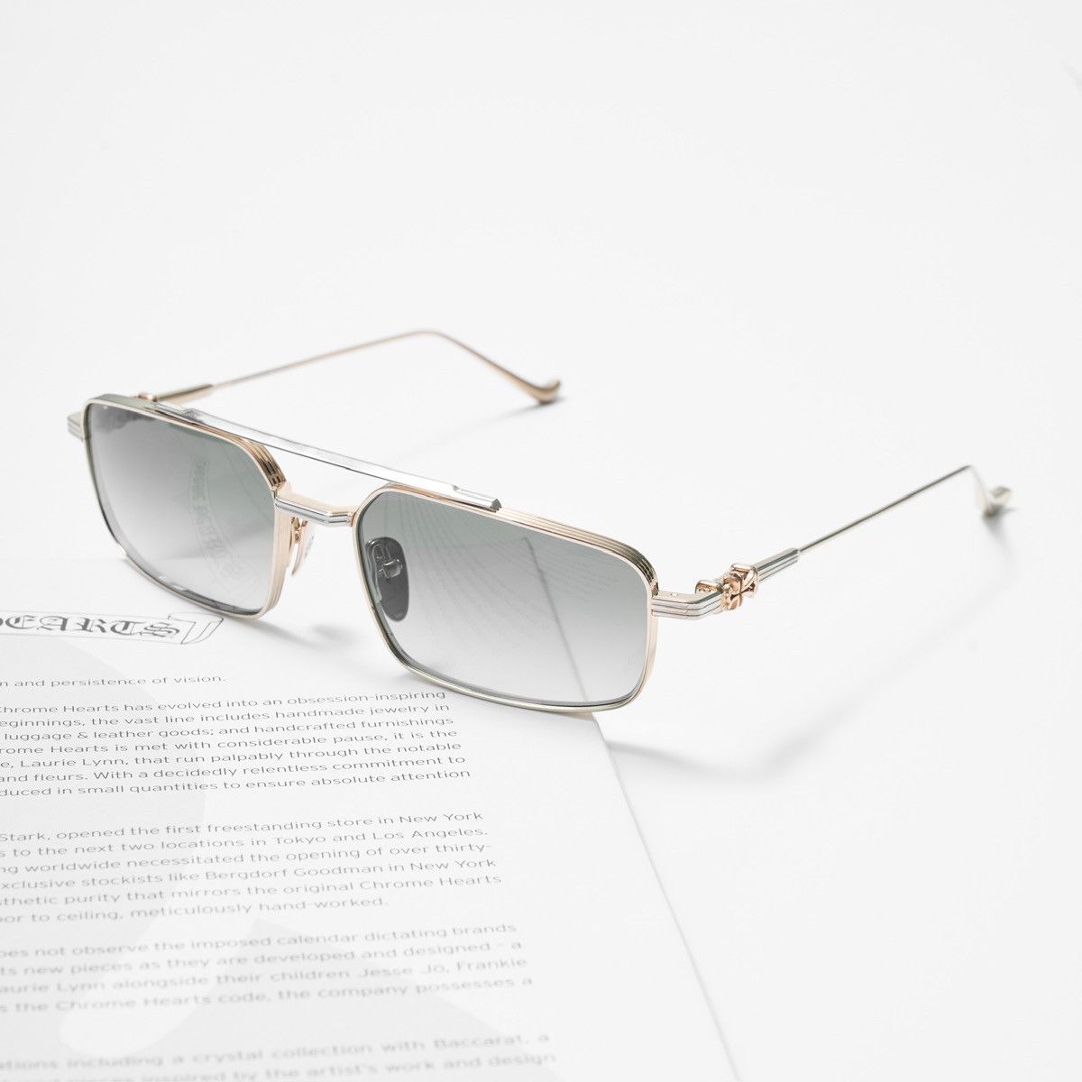 Chrome Hearts CHROME HEARTS LICK'N GOLD PLATED SUNGLASSES Size ONE SIZE - 1 Thumbnail