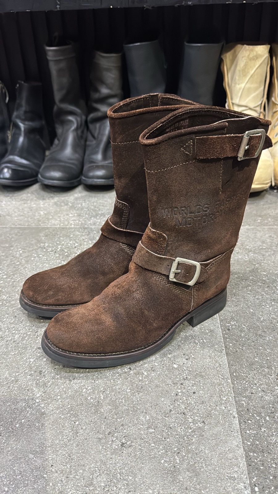 Paul Smith Triumph by Paul Smith Leather Engineer Boots Size US 7 / IT 37 - 3 Thumbnail