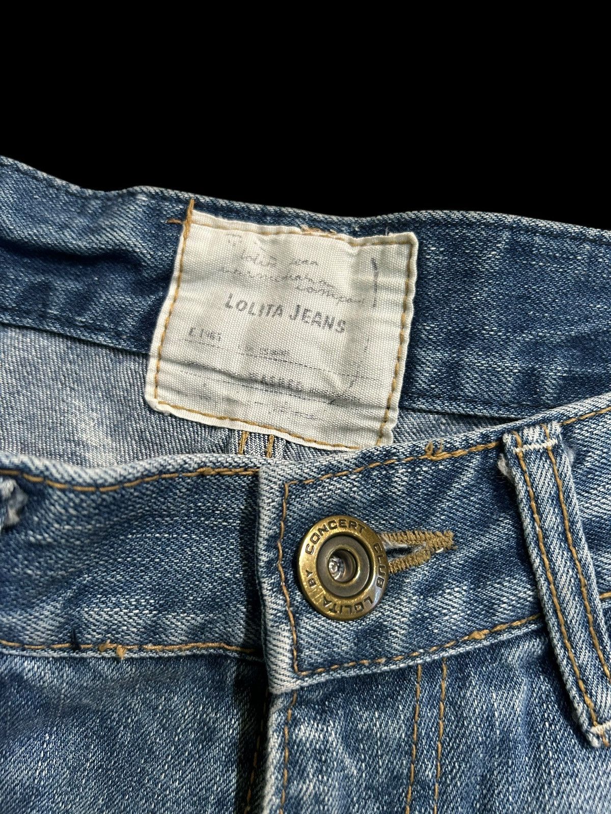 Japanese Brand × Kapital × Vintage Double Waist Lolita Japanese Punk Style Denim Jeans Size US 32 / EU 48 - 11 Thumbnail