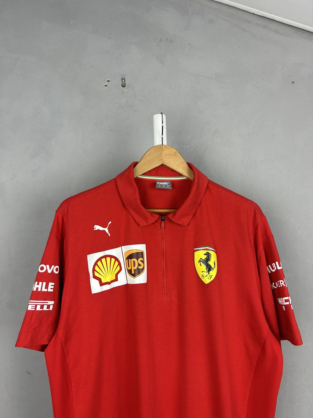 Ferrari × Puma F1 Scuderia Ferrari Puma Team Polo Shirt Size US XXL / EU 58 / 5 - 3 Thumbnail