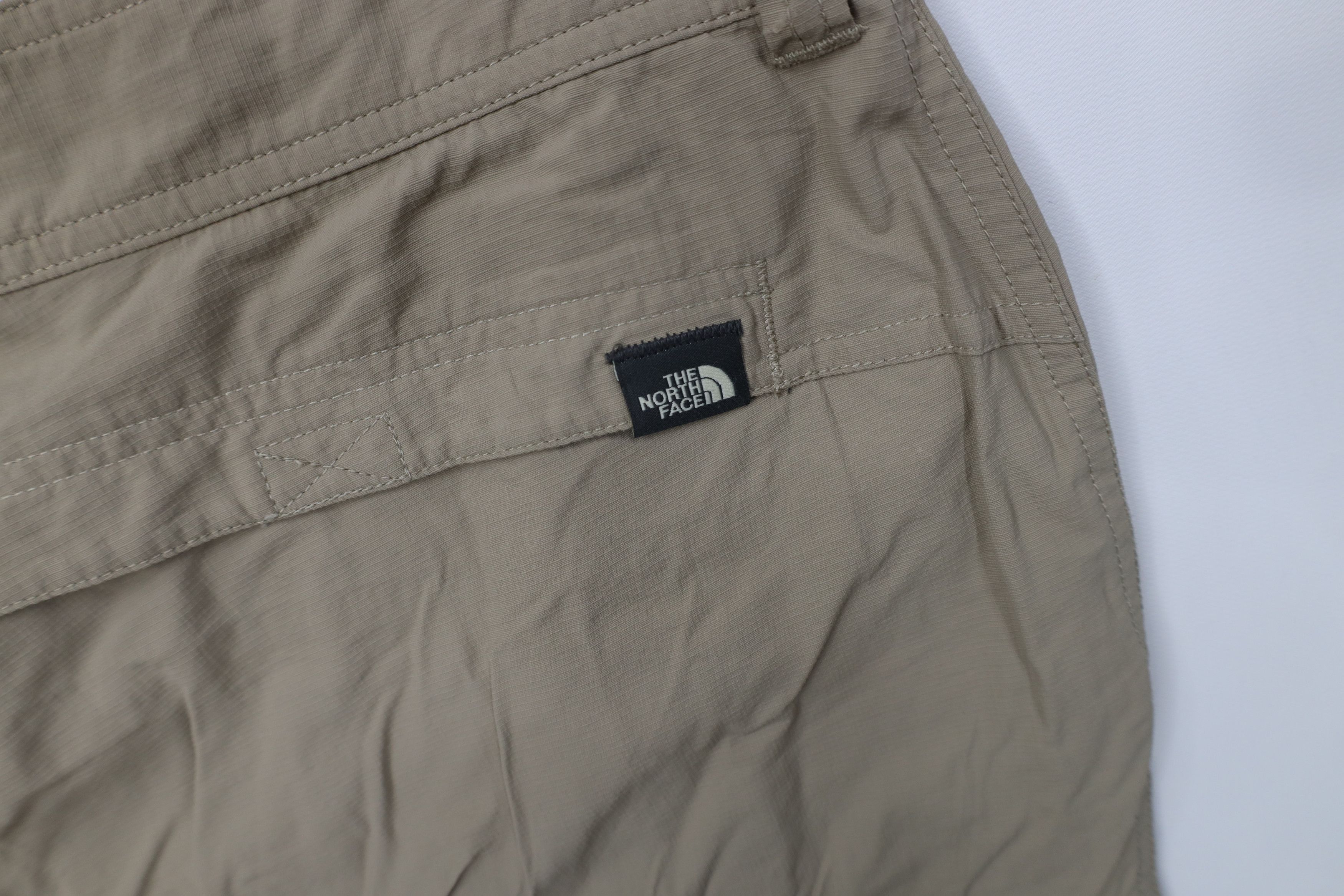 The North Face Vintage Y2K The North Face Spell Out Trekking Shorts Beige Size US 40 / EU 56 - 15 Thumbnail