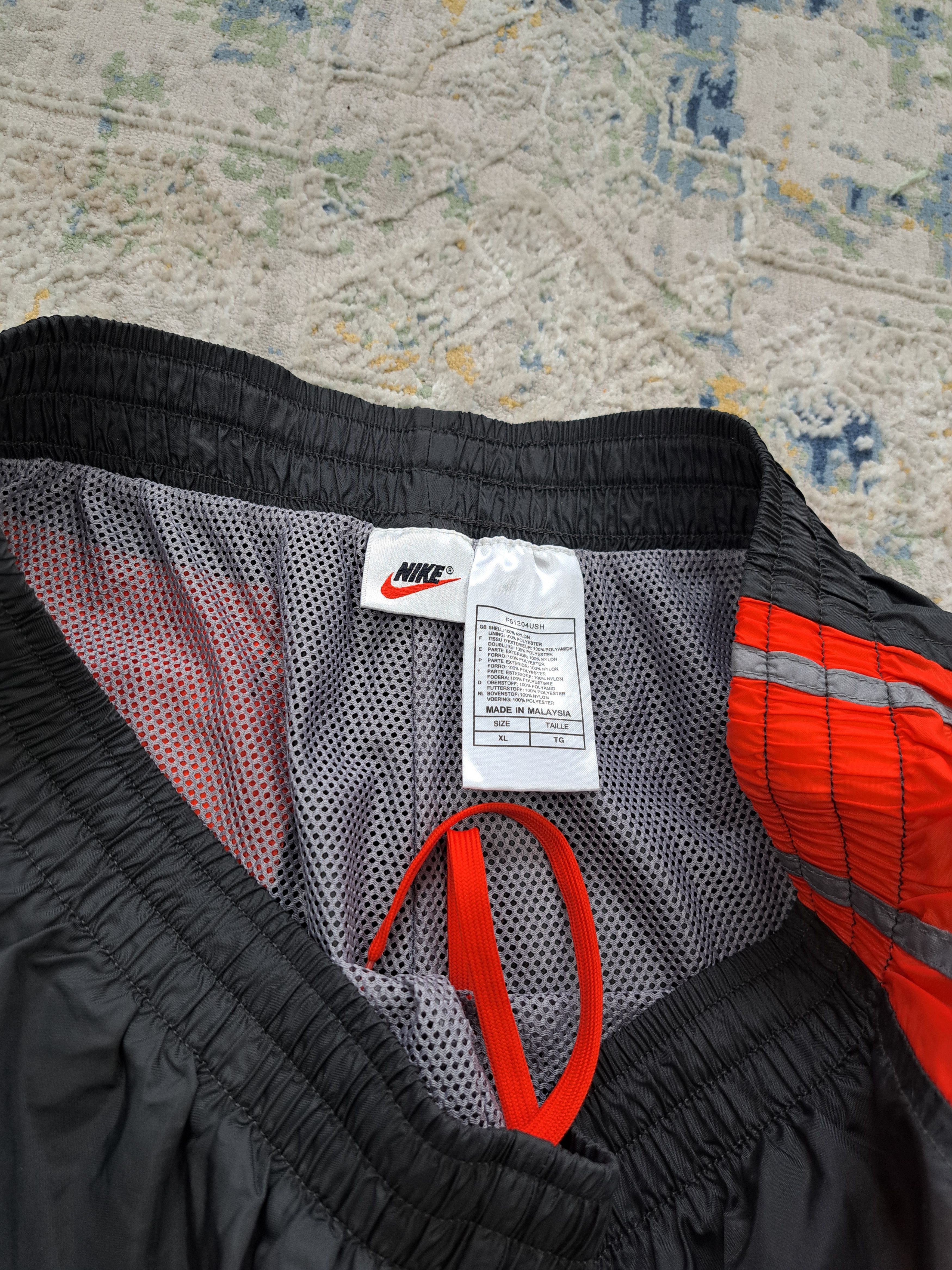 Nike VTG 90s Nike Reflective Nylon Track Suit Techno Rave Neon Size US XL / EU 56 / 4 - 20 Thumbnail
