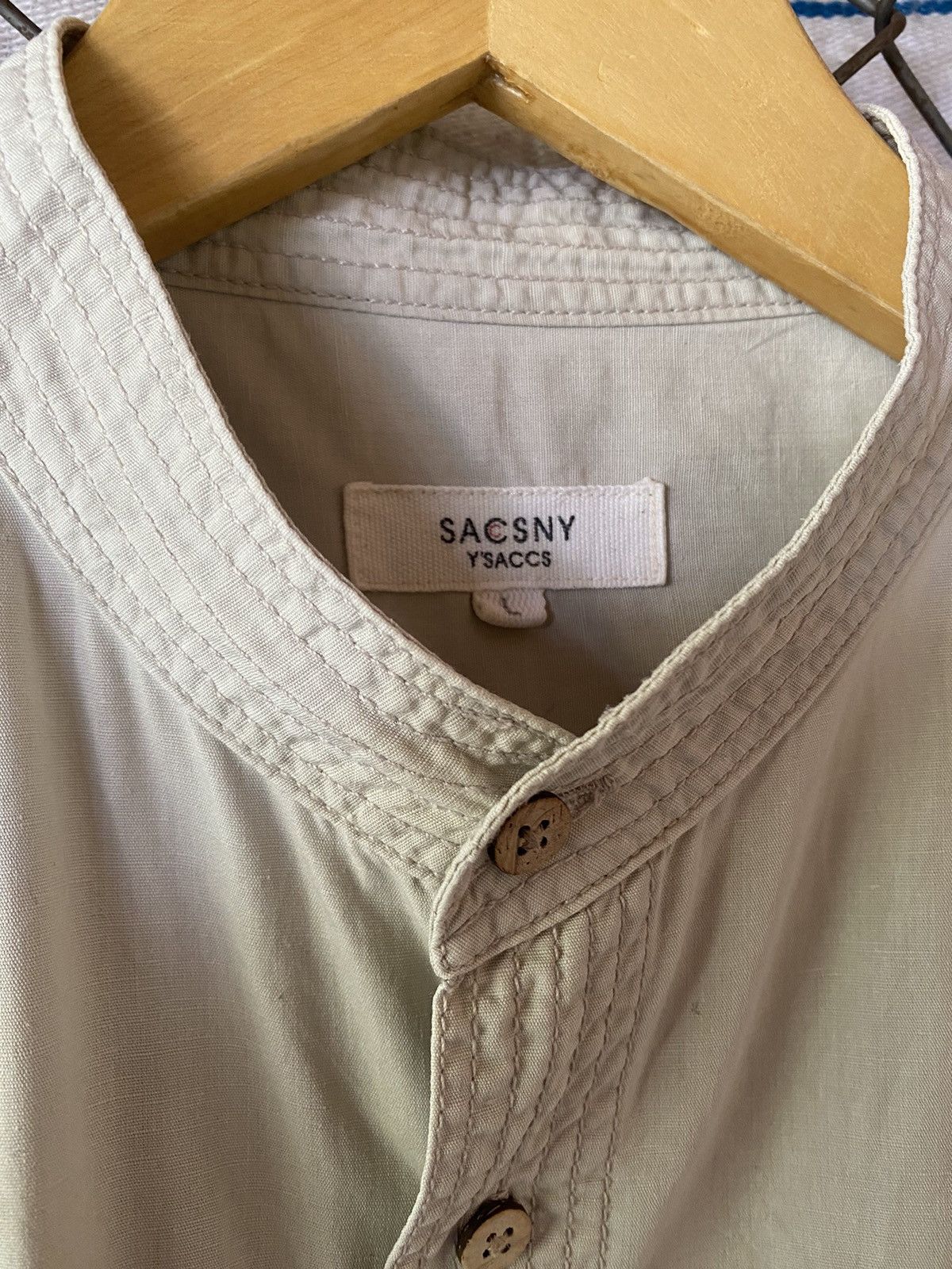 Japanese Brand × Yohji Yamamoto Y’sacsny ‘Yohji Yamamoto’ collar shanghai shirt Size US L / EU 52-54 / 3 - 3 Thumbnail