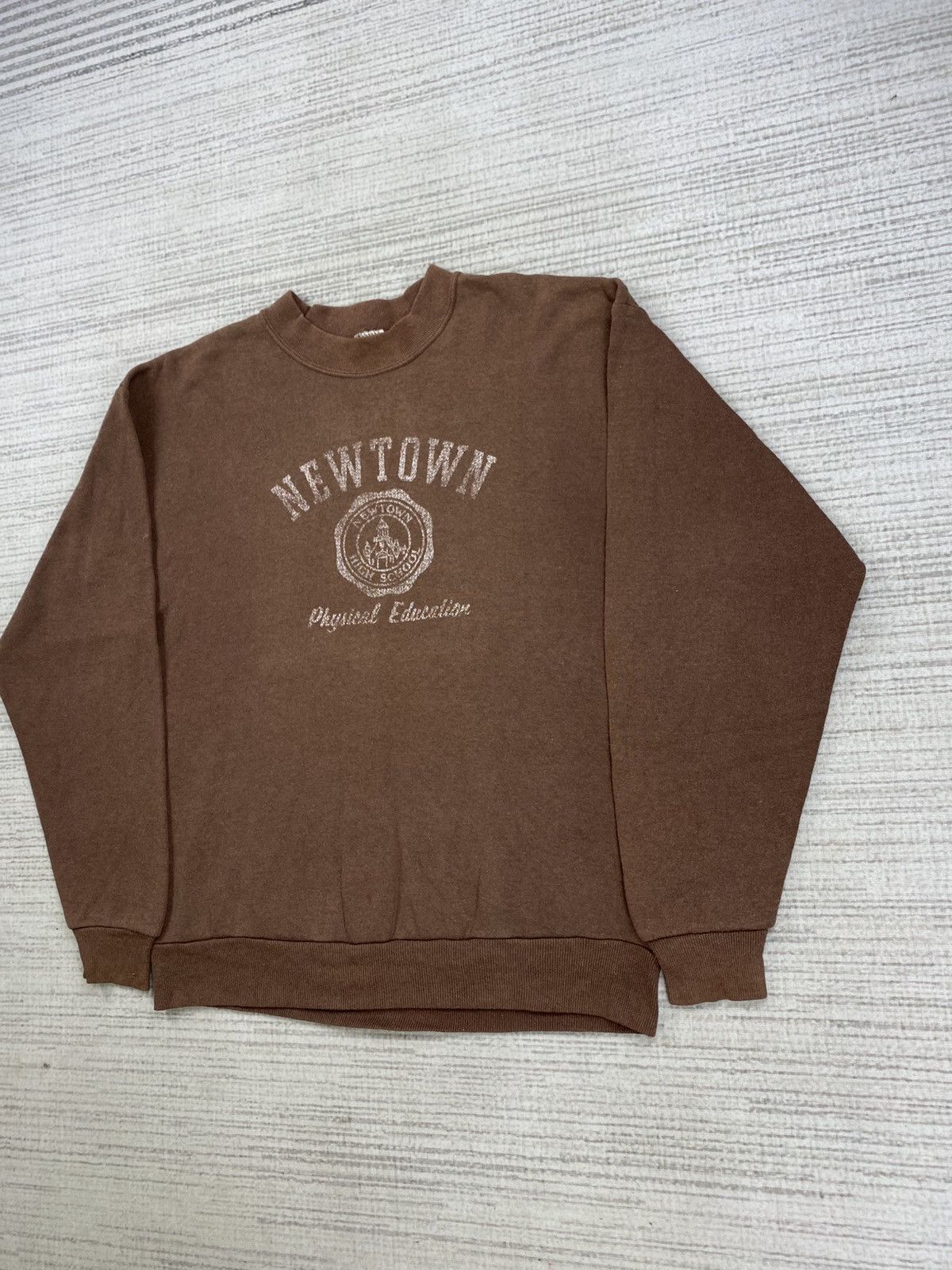 Jerzees Vintage 90s Jerzees Newtown Spellout Longsleeve Sweatshirt Size US M / EU 48-50 / 2 - 4 Thumbnail