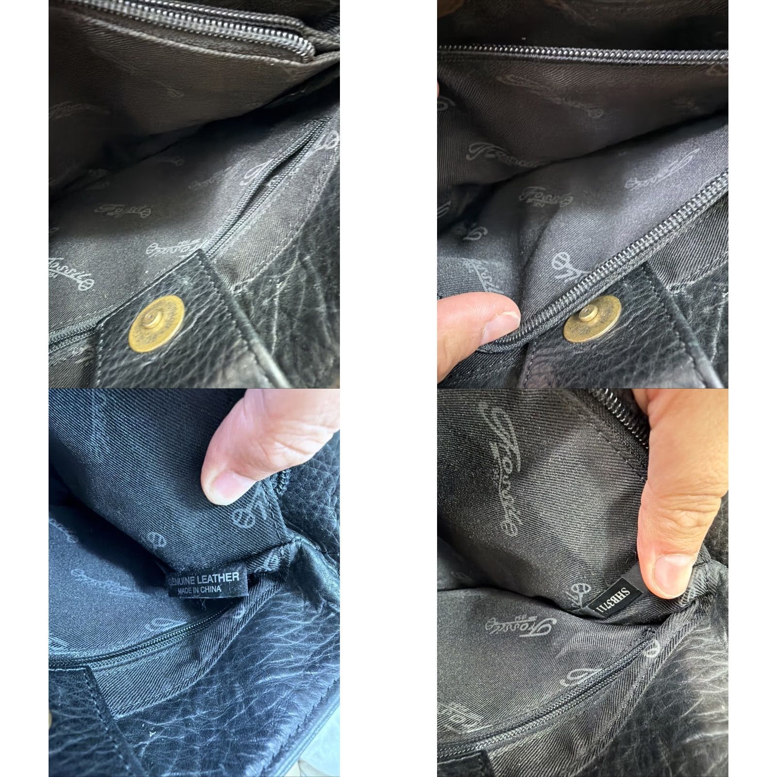 Fossil VINTAGE Fossil Pebbled Black Leather Crossbody Purse 9x8.5c3 Size ONE SIZE - 10 Thumbnail