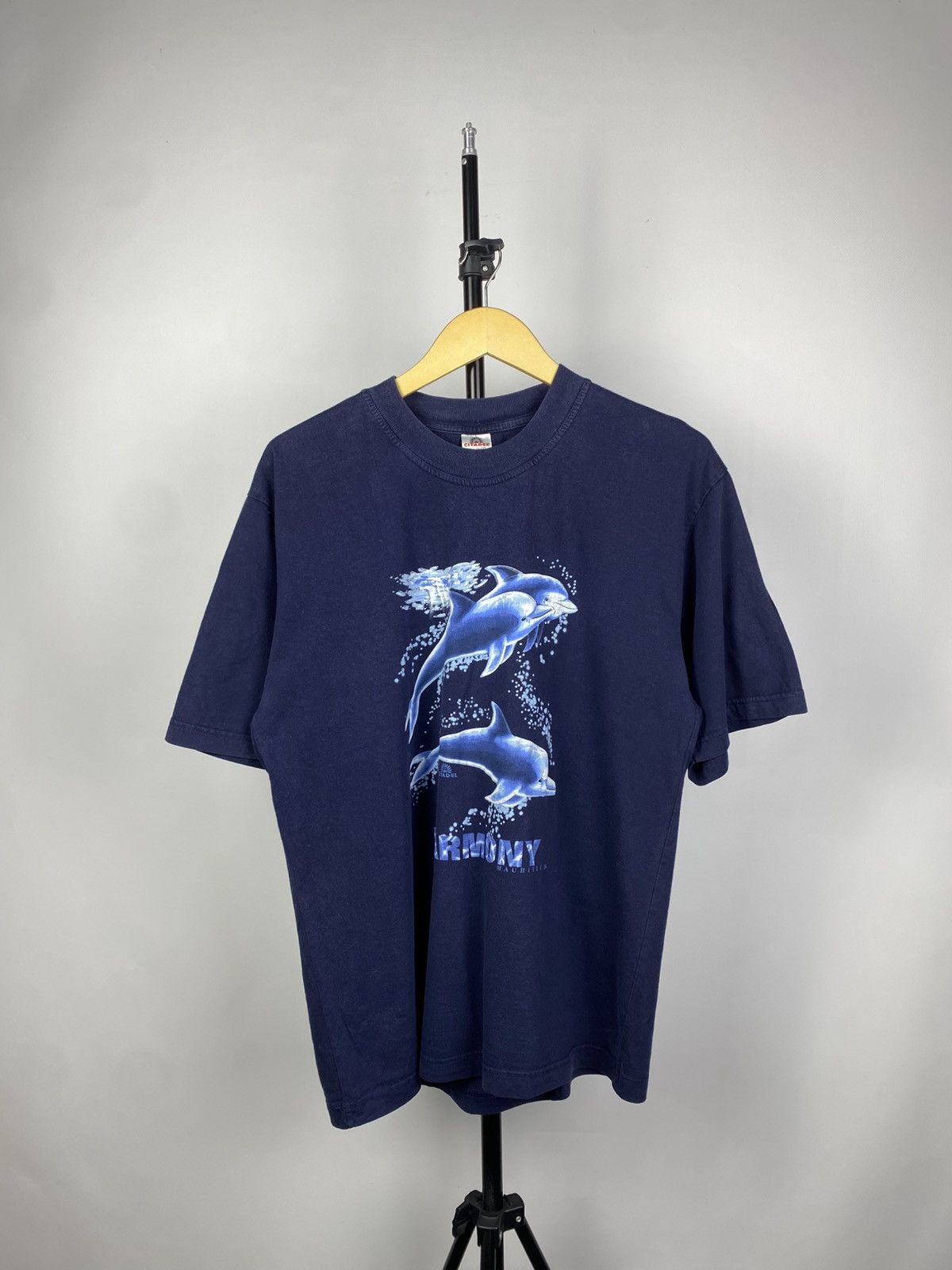 The Mountain × Vintage Vintage 2000s Dolphin Ocean Art Graphic T Shirt Size US XL / EU 56 / 4 - 1 Thumbnail